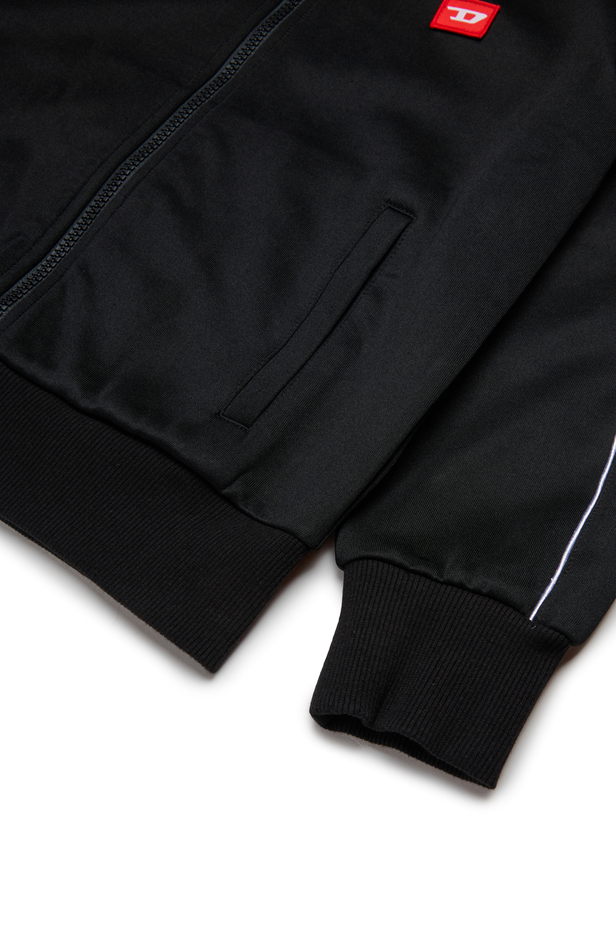 Diesel - SLOCKD, Felpa con zip Uomo in Nero - 4