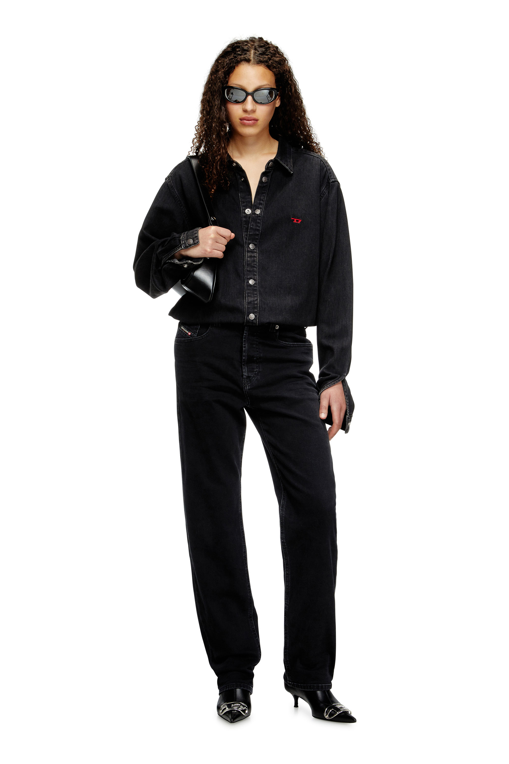 Regular Jeans 1988 D-Ark 09M69, Schwarz/Dunkelgrau Diesel - Damen Regular Jeans 1988 D-Ark 09M69, Schwarz/Dunkelgrau - 1