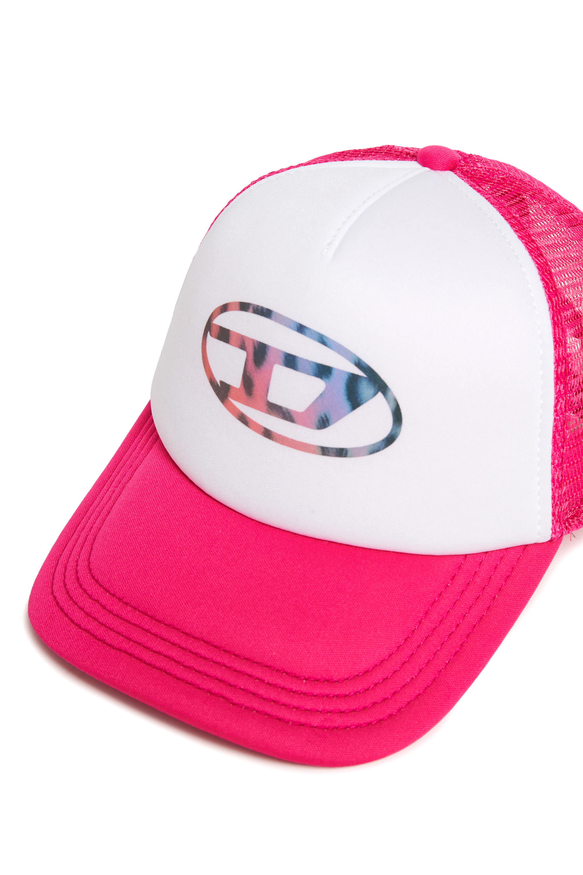 Diesel - FOPY, Damen Basecap mit Mesh-Eins&auml;tzen in Rosa - 3