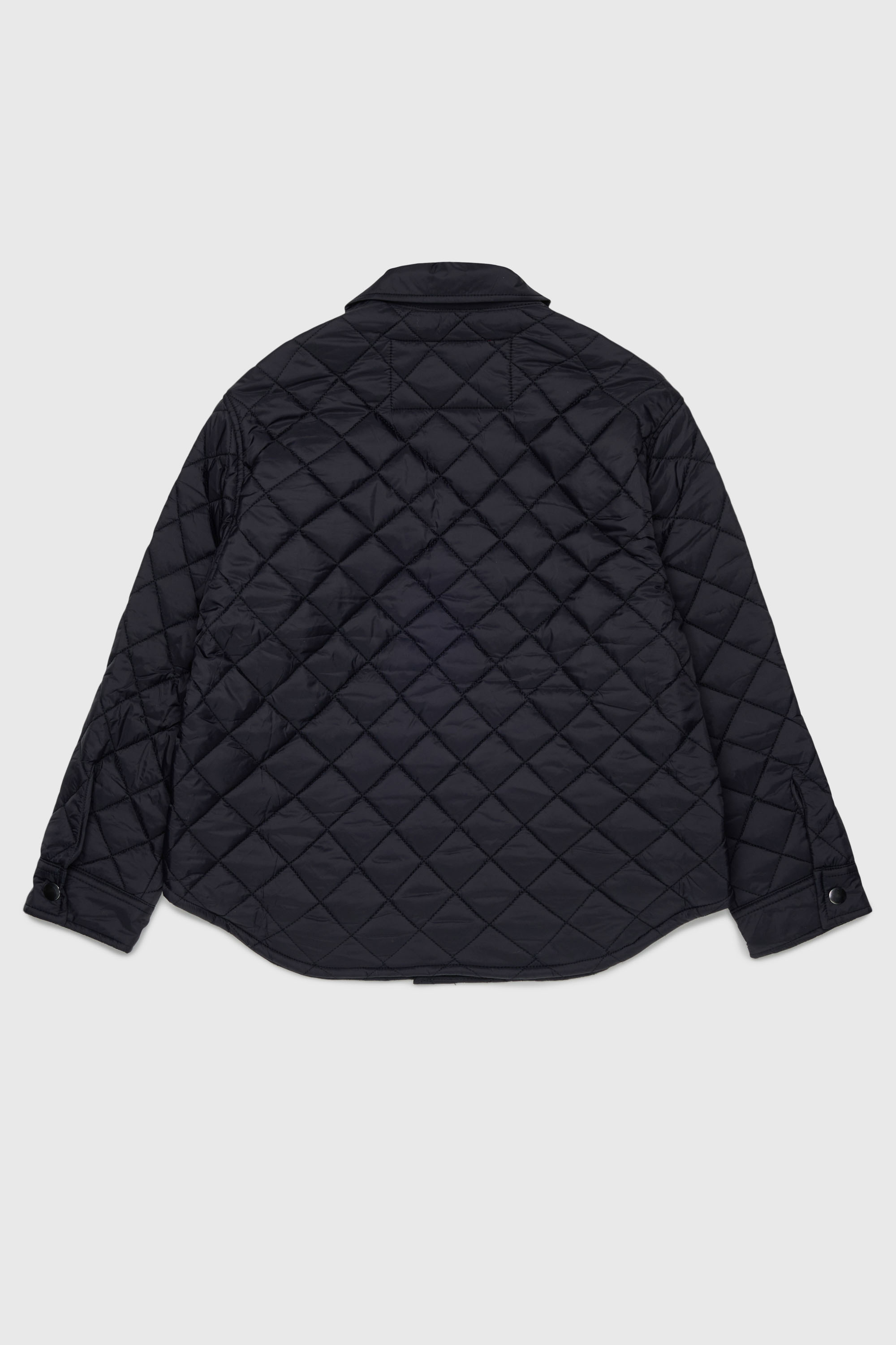 Diesel - JMONTY, Unisex Hemdjacke aus gestepptem Nylon in Schwarz - 2