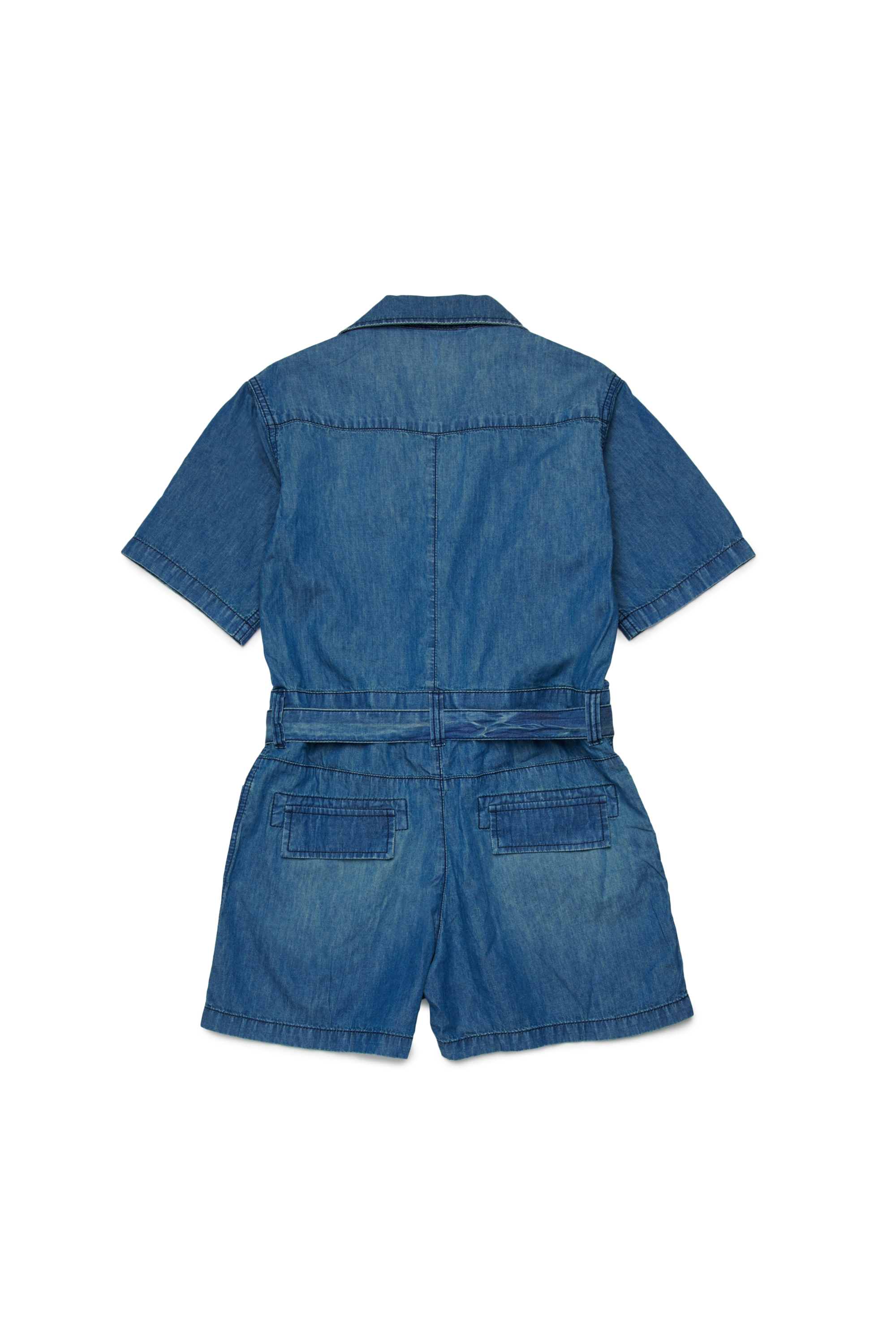 Diesel - JRAPP, Tuta corta in denim Donna in Blu - 2