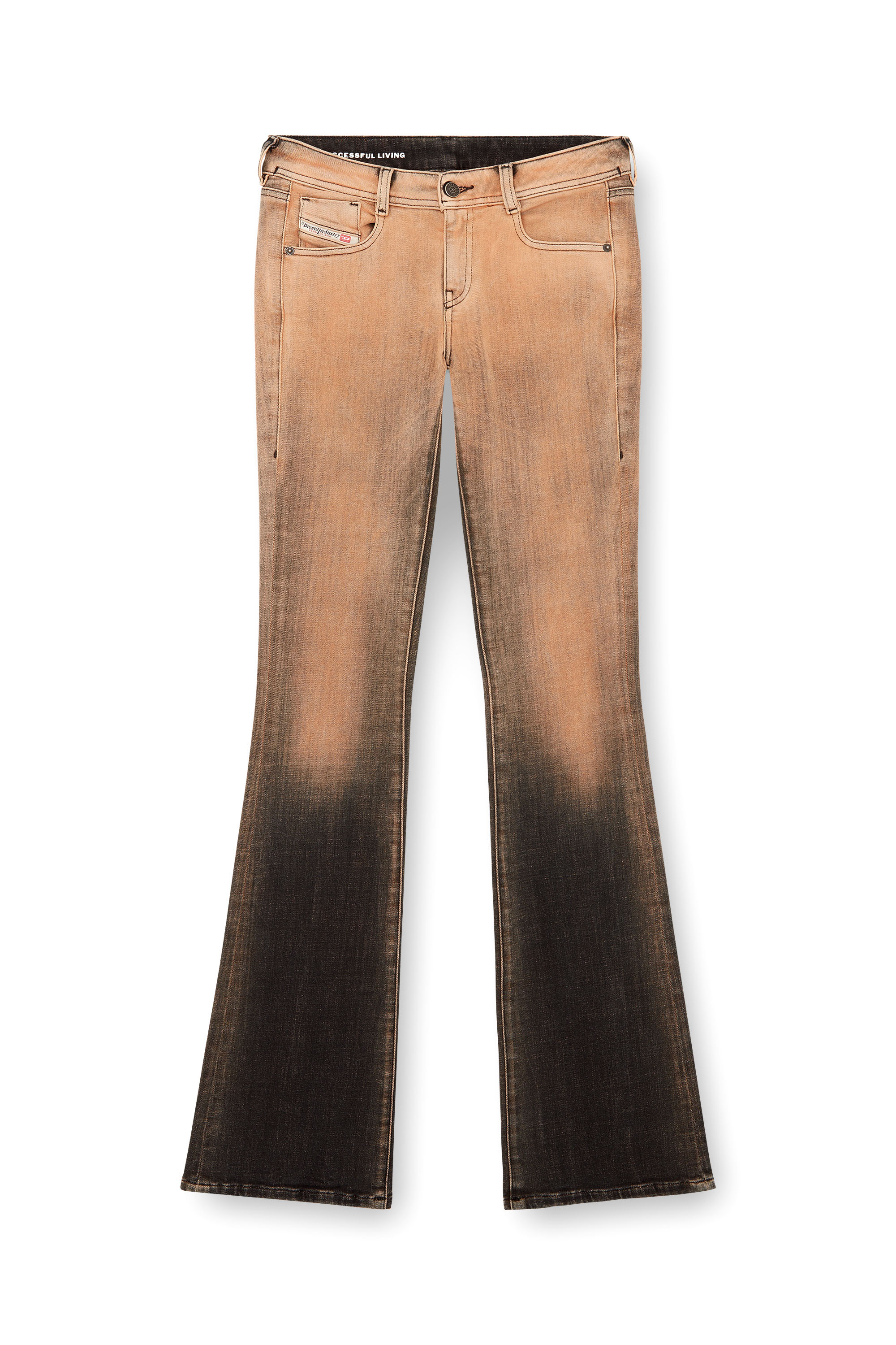 Diesel - Donna Bootcut and Flare Jeans 1969 D-Ebbey 09K12, Nero/Rosa - Image 3