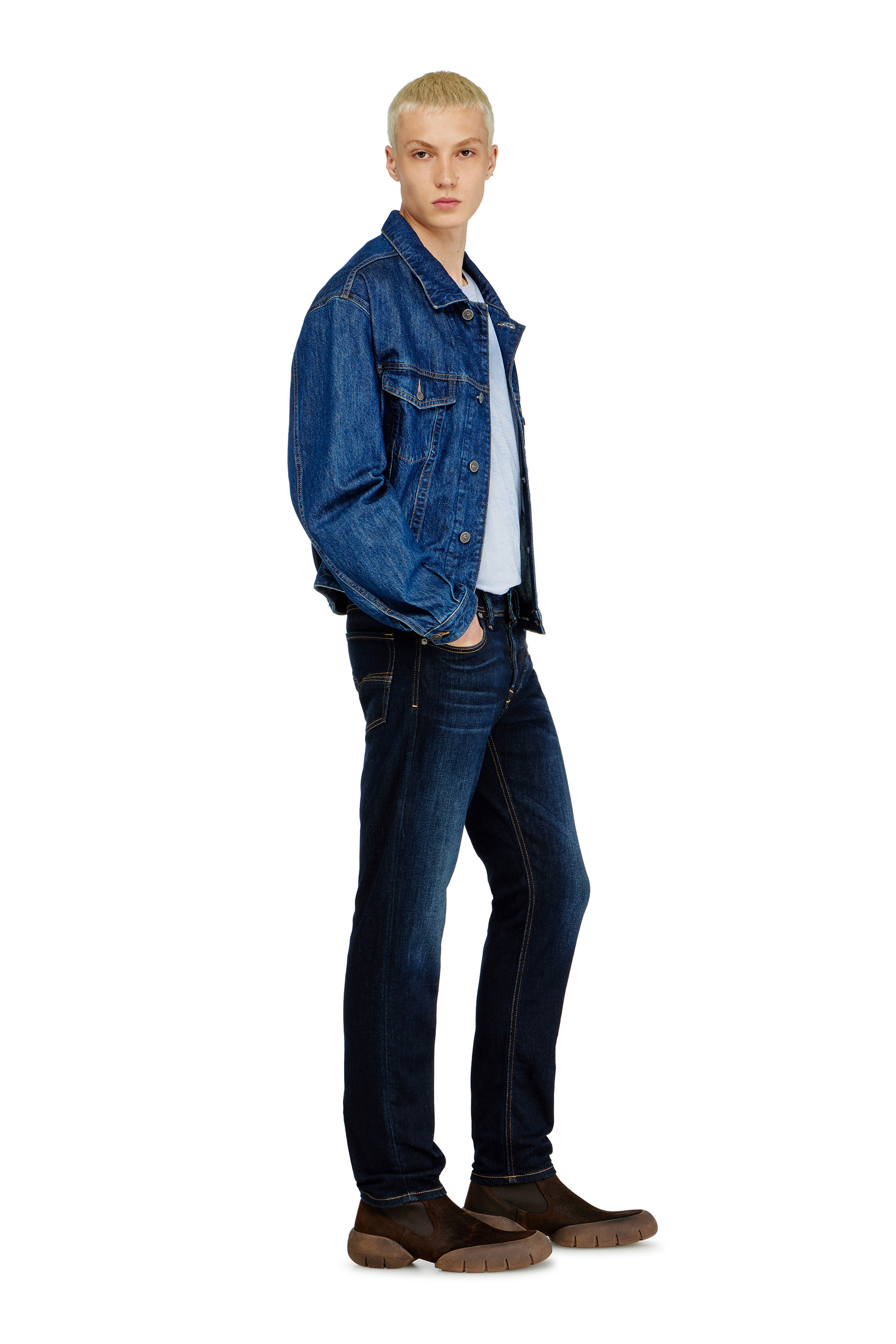 Diesel - Regular Jeans 1986 Larkee-Beex 09Q15 Homme, Bleu Fonc&eacute; - Image 2