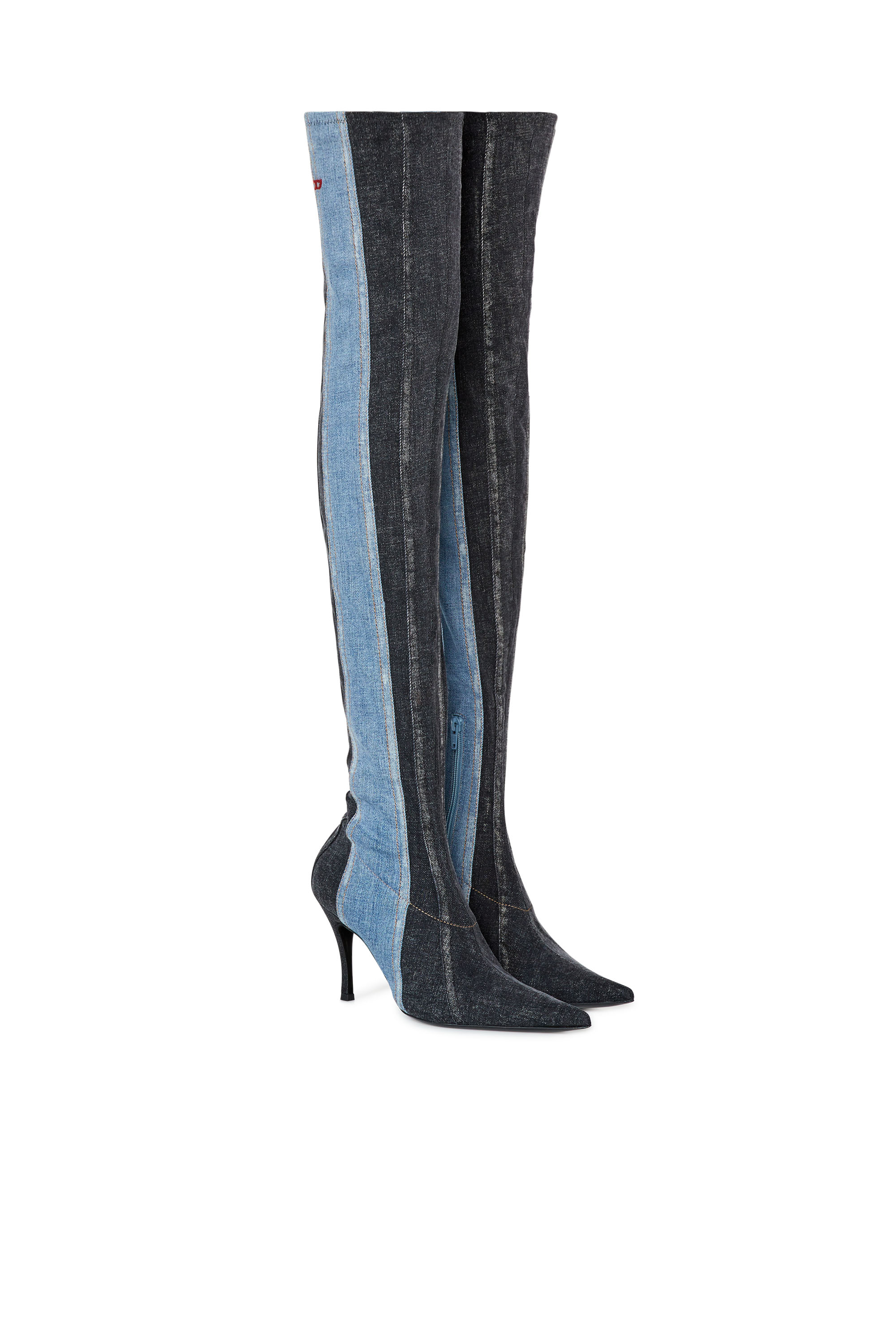 D-VENUS SB Woman: Slingback pumps in distressed denim | Diesel