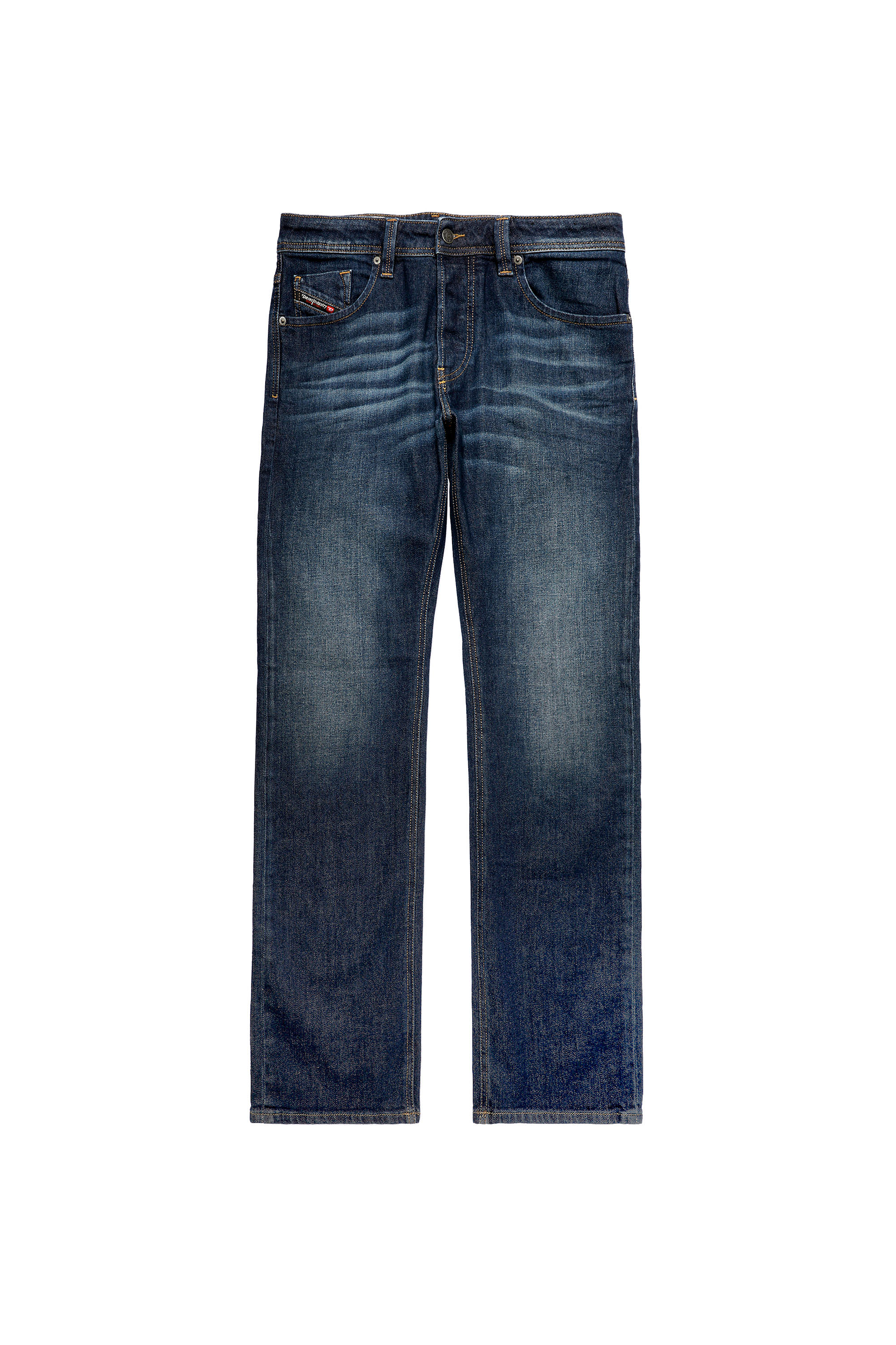 Diesel - Waykee 0814W Straight Jeans, Bleu Foncé - Image 7