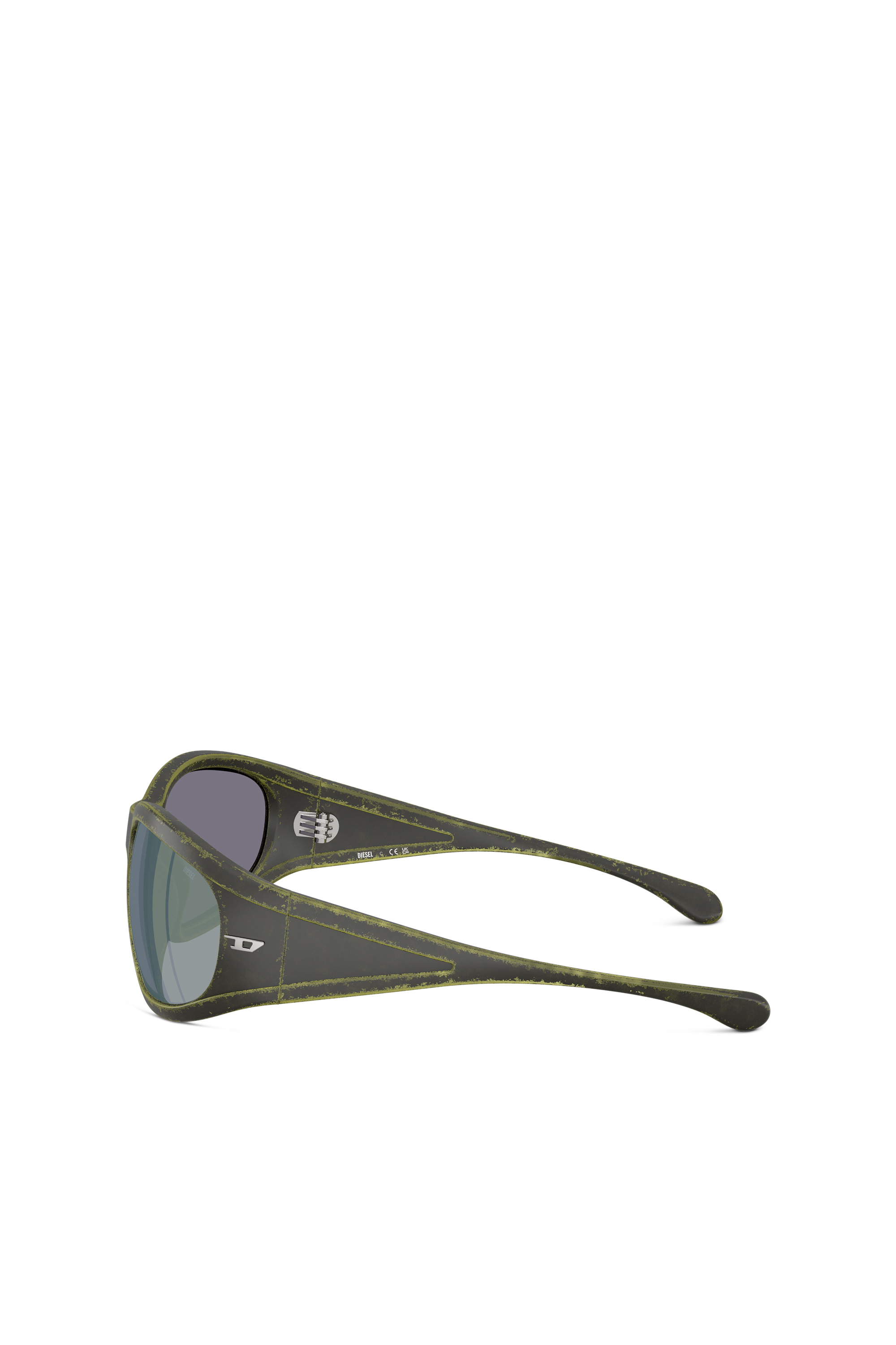 Diesel - 0DL3002, Lunettes de soleil rectangulaires en acétate Mixte in Vert - 2