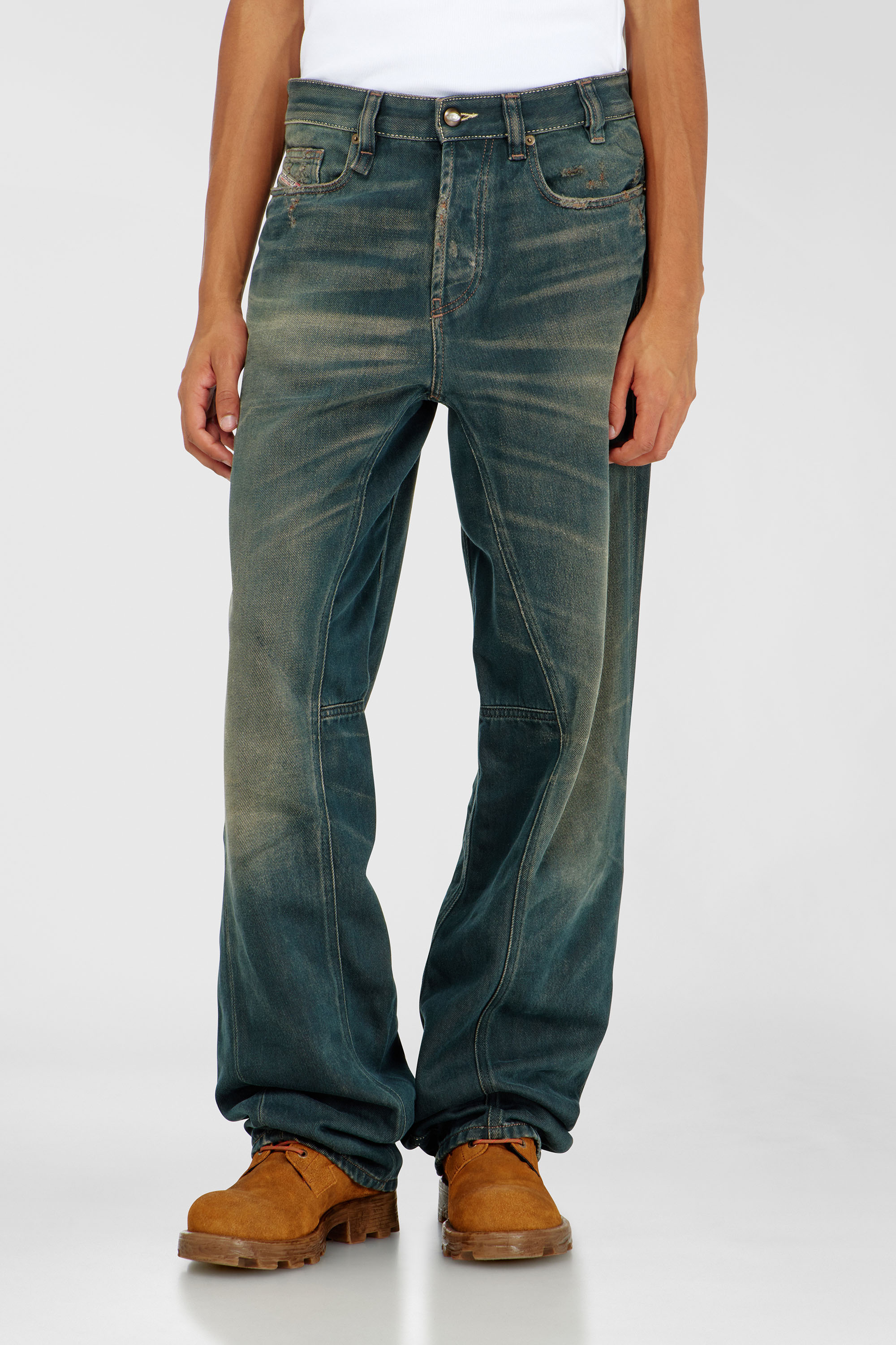 Diesel - Herren Relaxed Jeans 2001 D-Macro 09P85, Dunkelblau - 4
