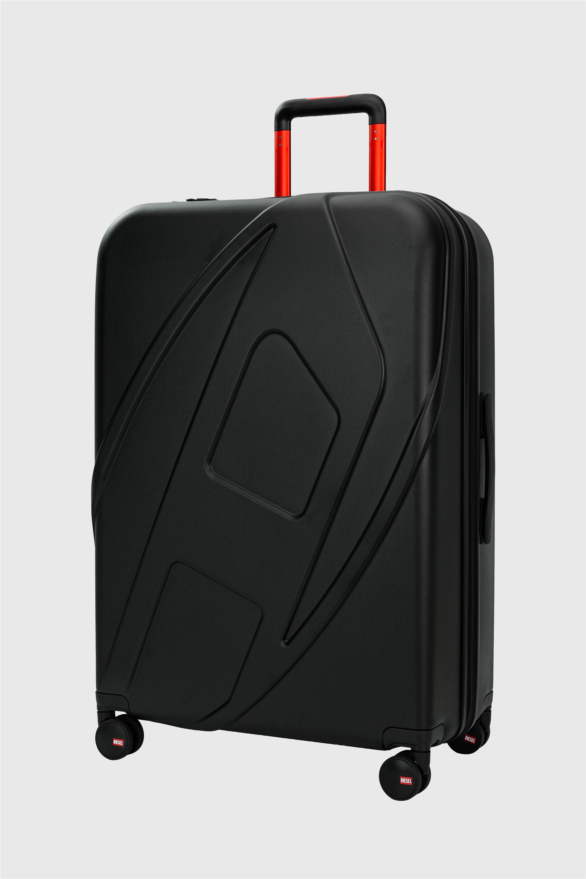 Diesel - LU0043 HARD LUGGAGE - DSL012, Valigia Oval D taglia L Unisex in Nero - 5