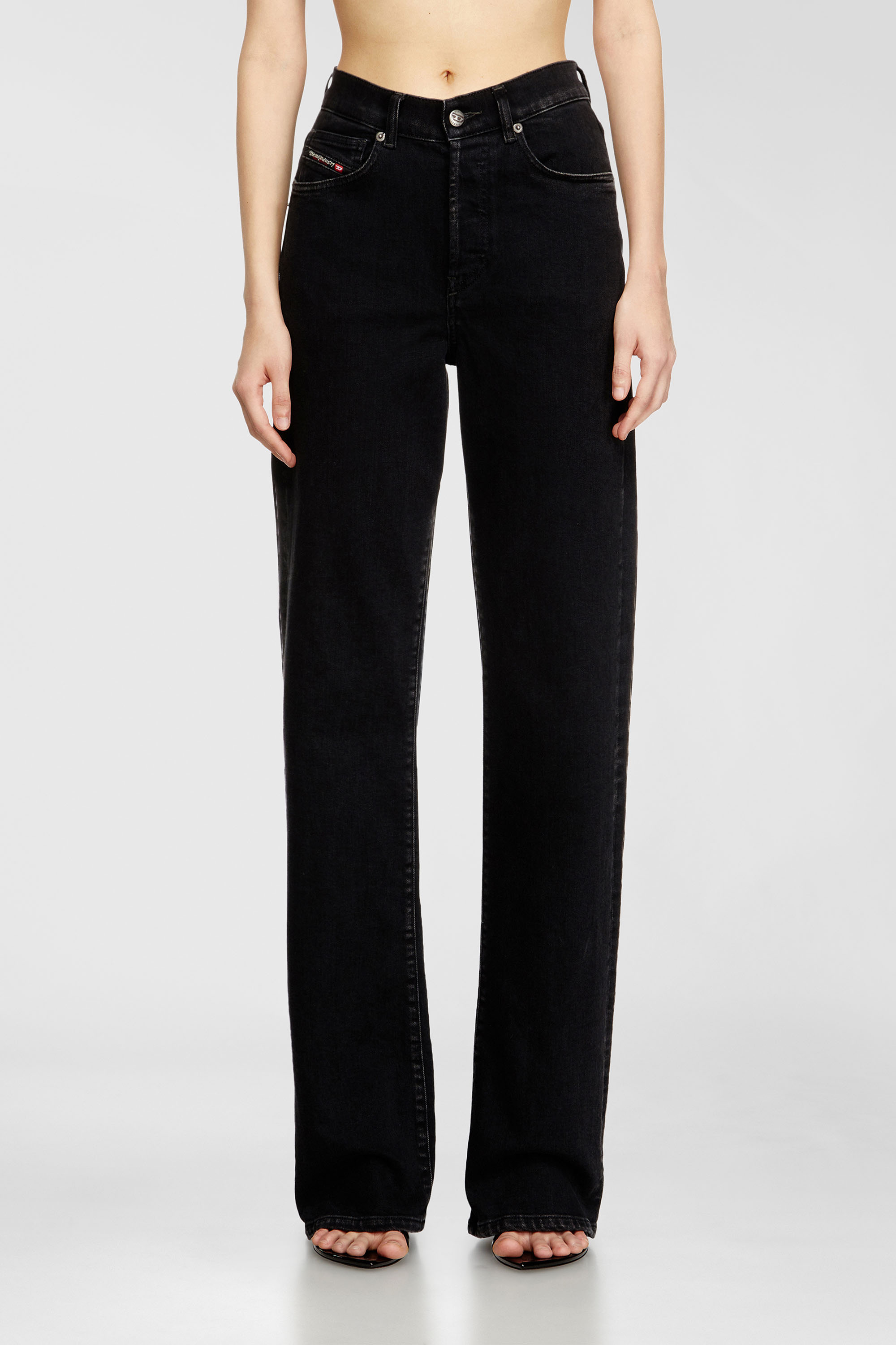 Diesel - Regular Jeans 1971 D-Sent 09N89 Femme, Noir/Gris fonc&eacute; - Image 2