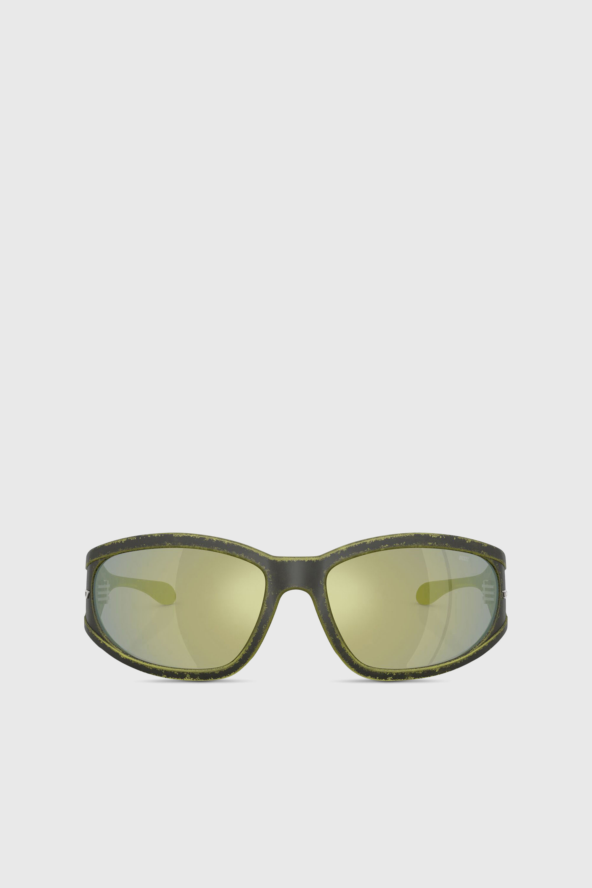 Diesel - 0DL3002, Unisex Sonnenbrille aus acetat mit rechteckigen gl&auml;sern in Gr&uuml;n - 1