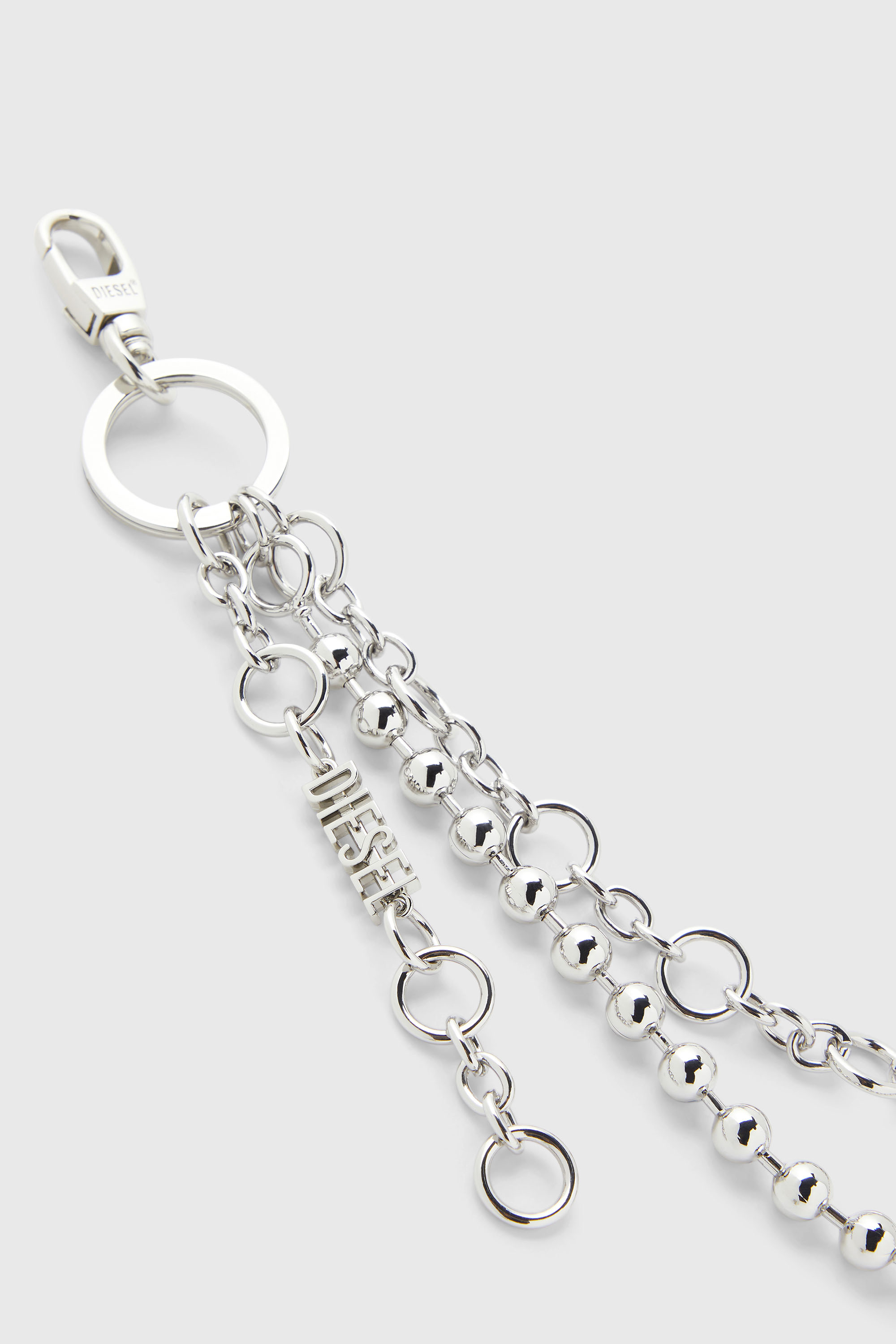 Diesel - CHAIN-D M, Charm a catena a strati con cuore e pendente Diesel Donna in Argento - 2