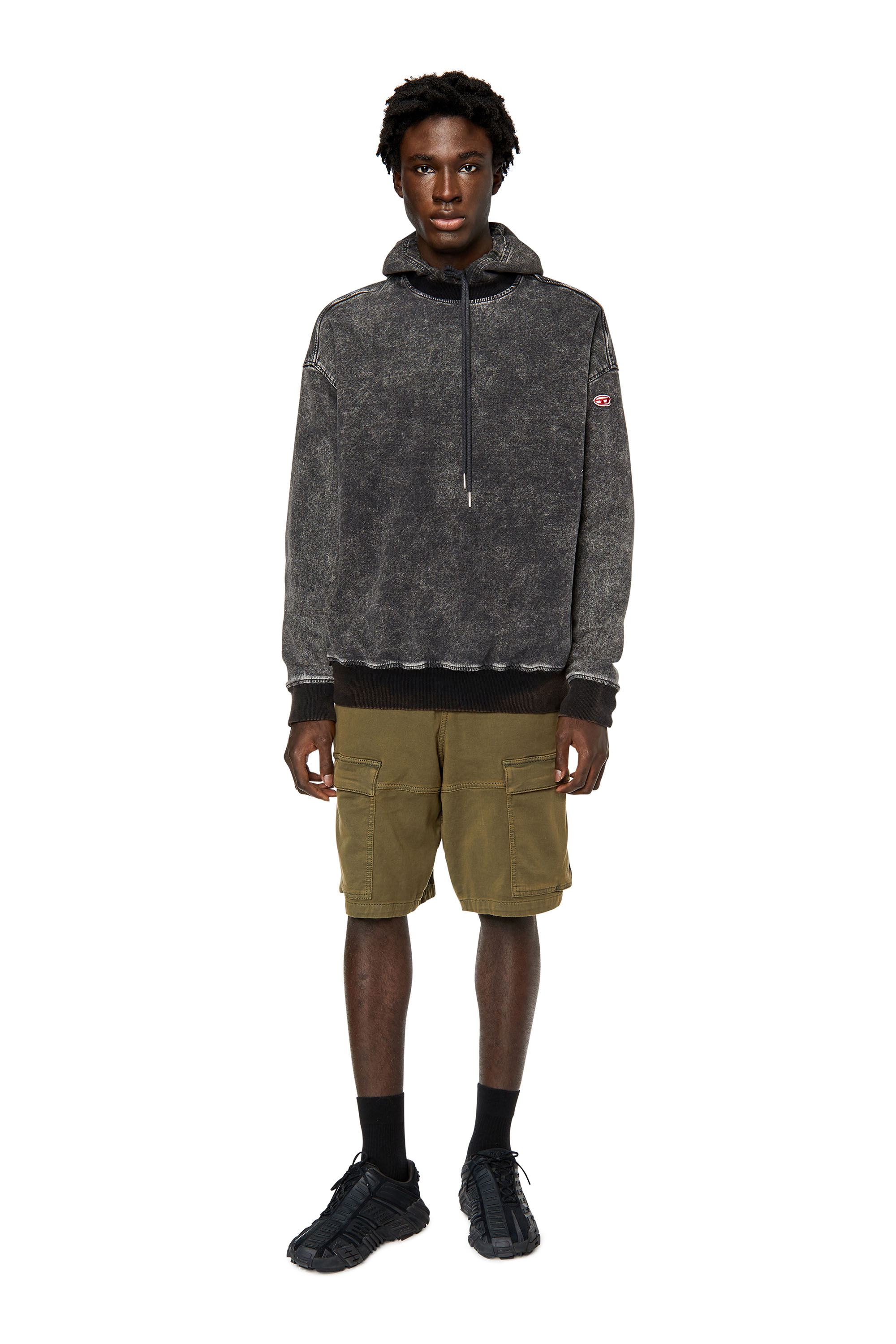 Diesel - D-KROOLEY-CARGO-SHORT JOGG, Vert Militaire - Image 2