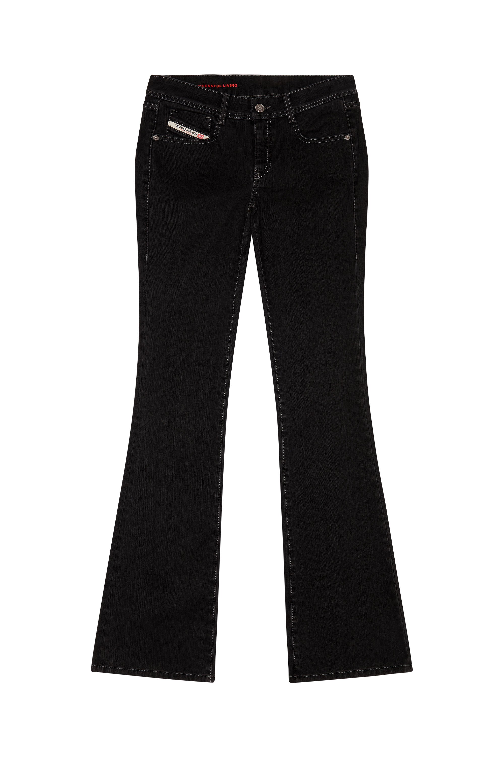 1969 D-EBBEY 0IHAO Bootcut and Flare Jeans, Black/Dark grey - Jeans
