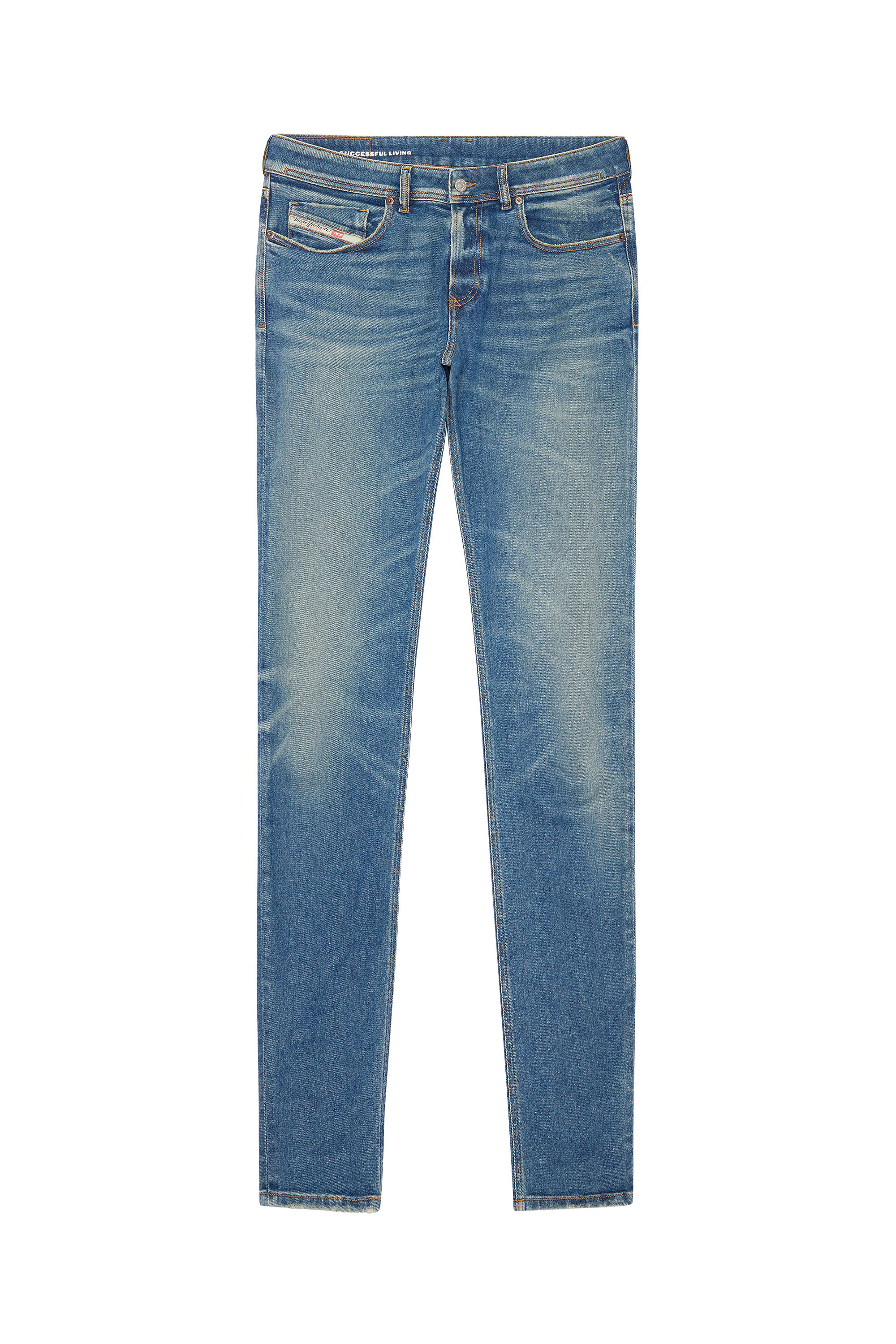Diesel - Skinny Jeans 1979 Sleenker 09E88, Blu medio - Image 5