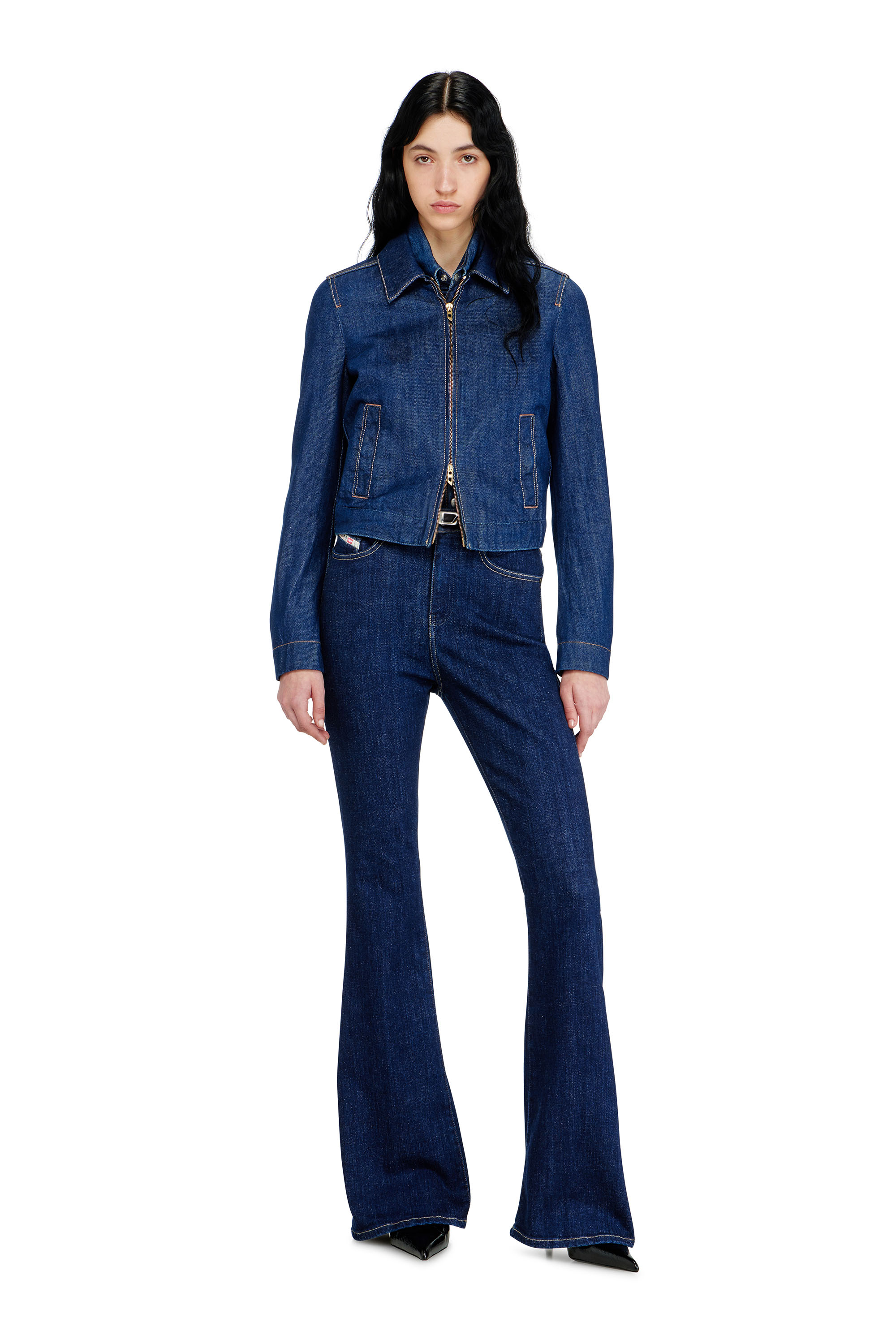 Diesel - Bootcut Jeans 1973 D-Partt 09Q03 Donna, Blu Scuro - Image 2