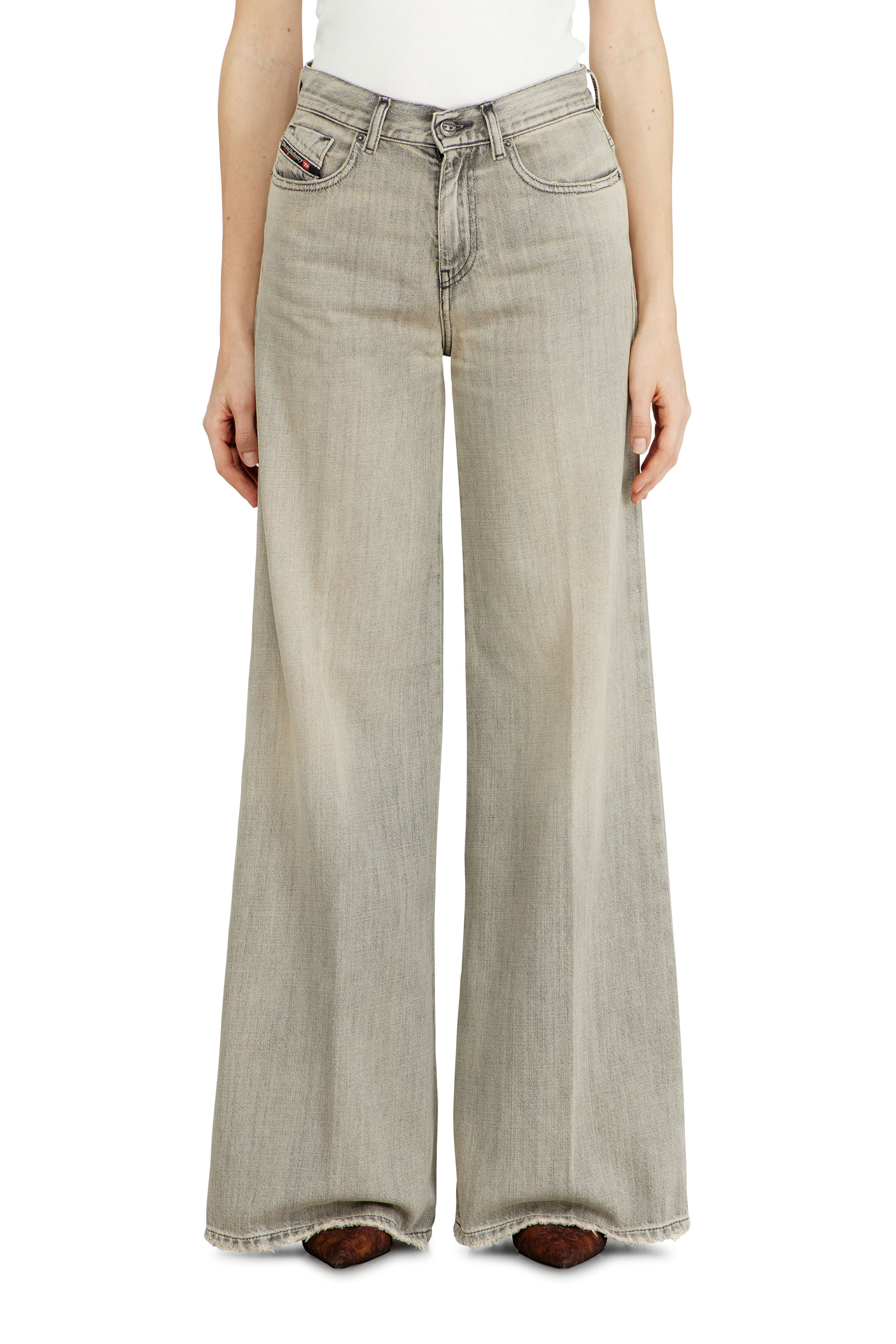 Diesel - Flare Jeans 1978 D-Akemi 068RU Femme, Gris - Image 4