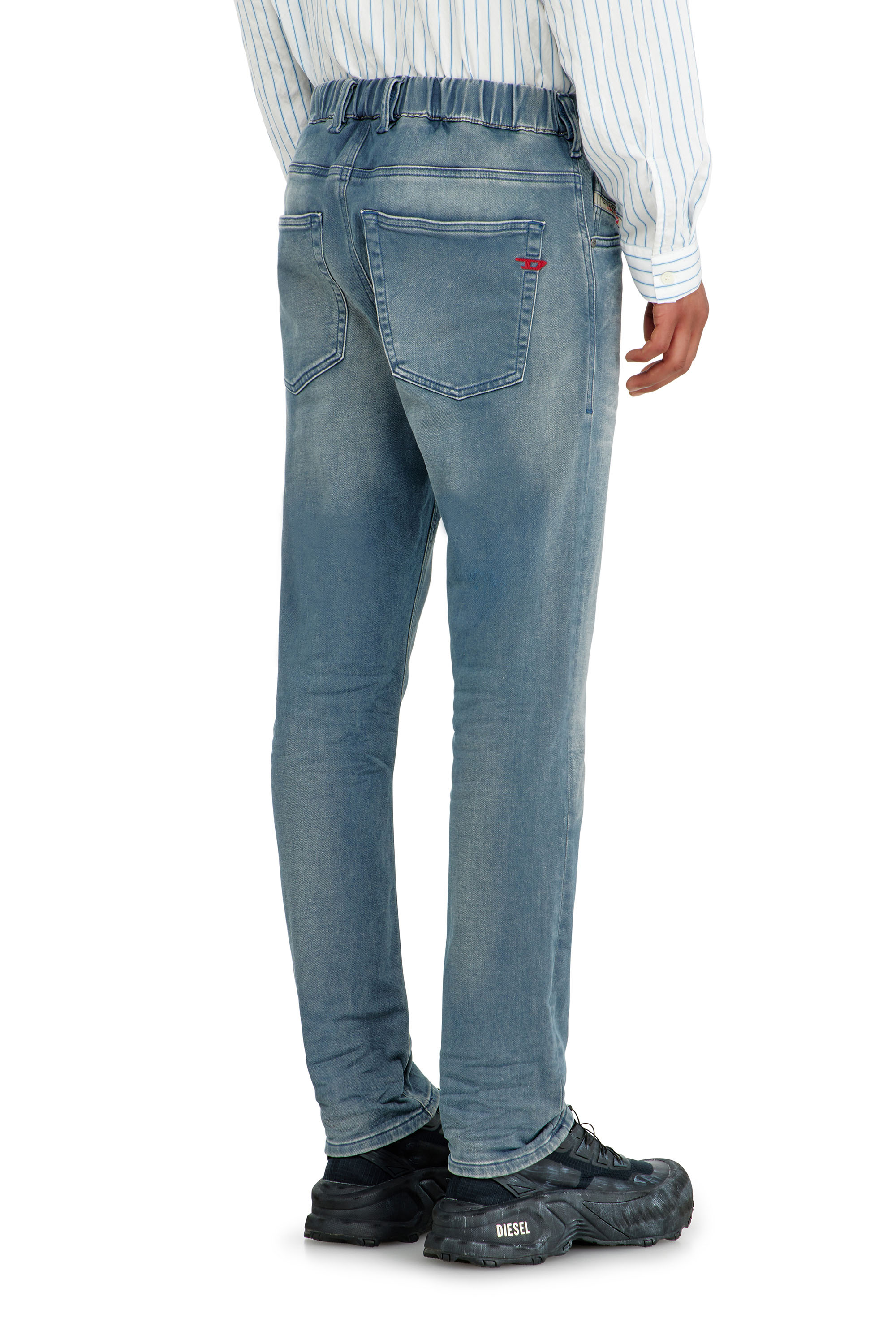 Diesel - Regular 2032 D-Krooley-BW Joggjeans&reg; 09P91 Homme, Bleu Clair - Image 3