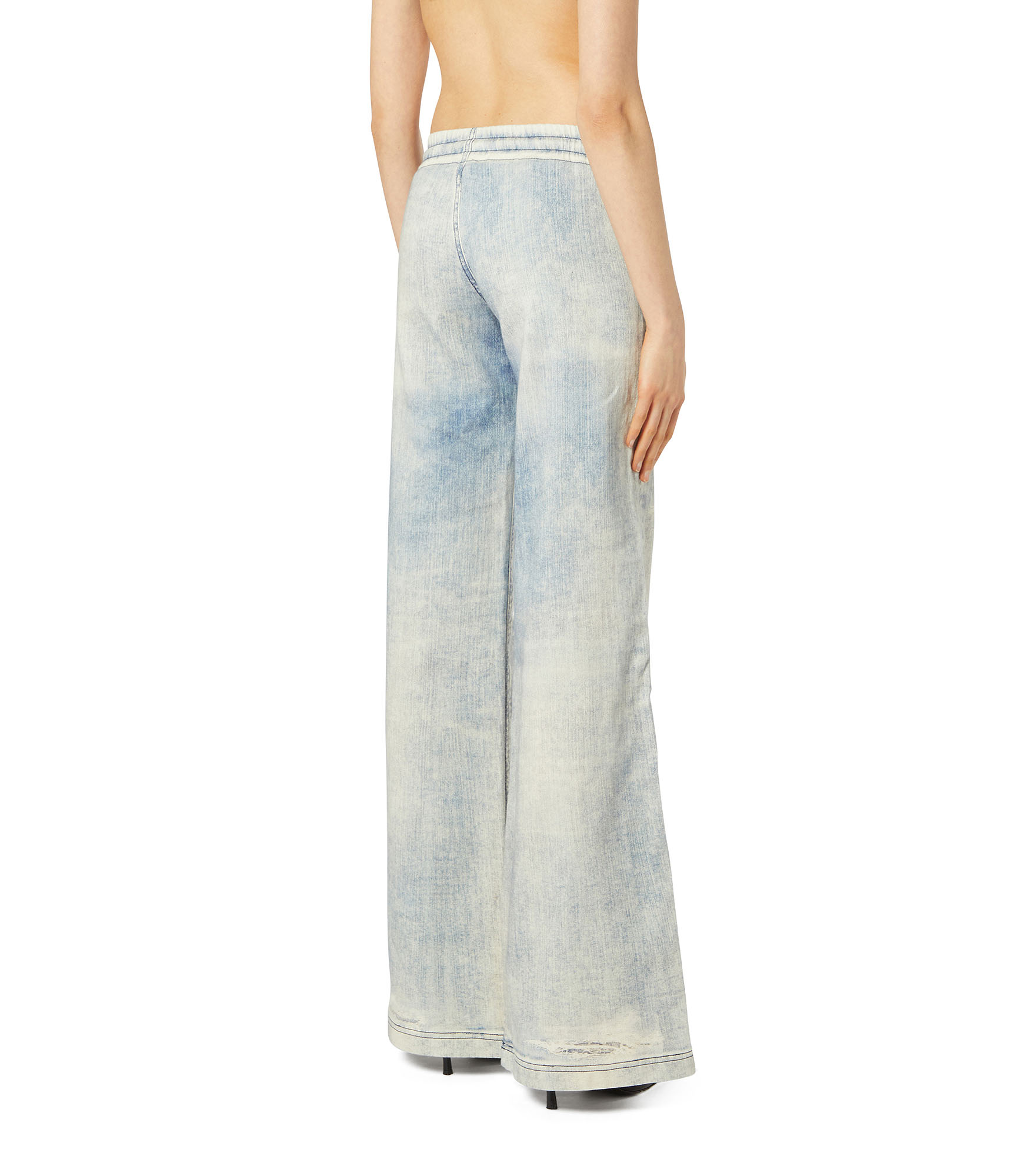 Diesel - Relaxed 2078 D-Ainty Joggjeans&reg; 068XM Donna, Blu Chiaro - Image 2