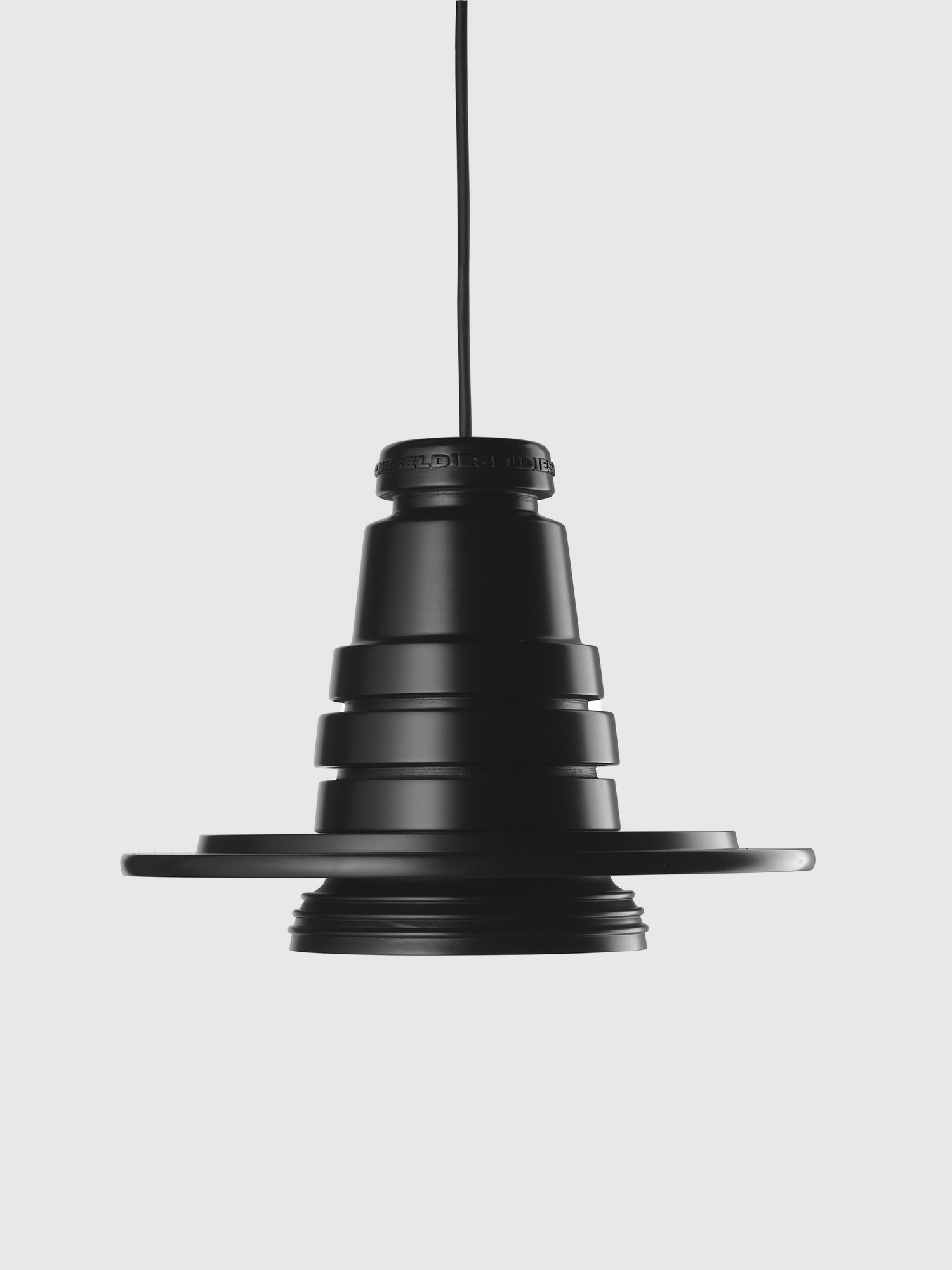 Diesel - TOOL GRANDE SOSP, Lampada grande ispirata all'obiettivo di una reflex Unisex in Nero - 1