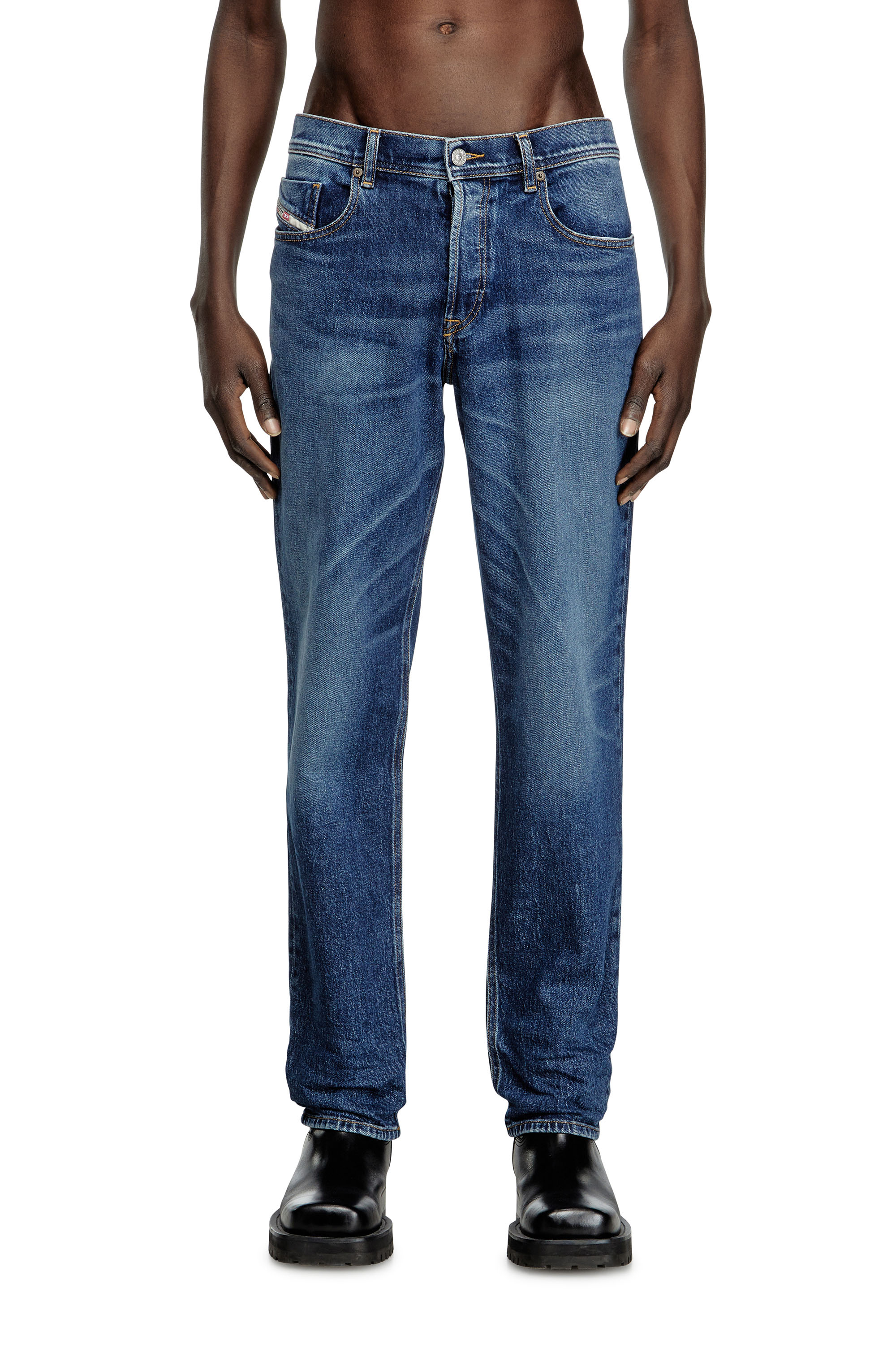 Diesel - Regular Jeans 2023 D-Finitive 09L21 Uomo, Blu Scuro - Image 1