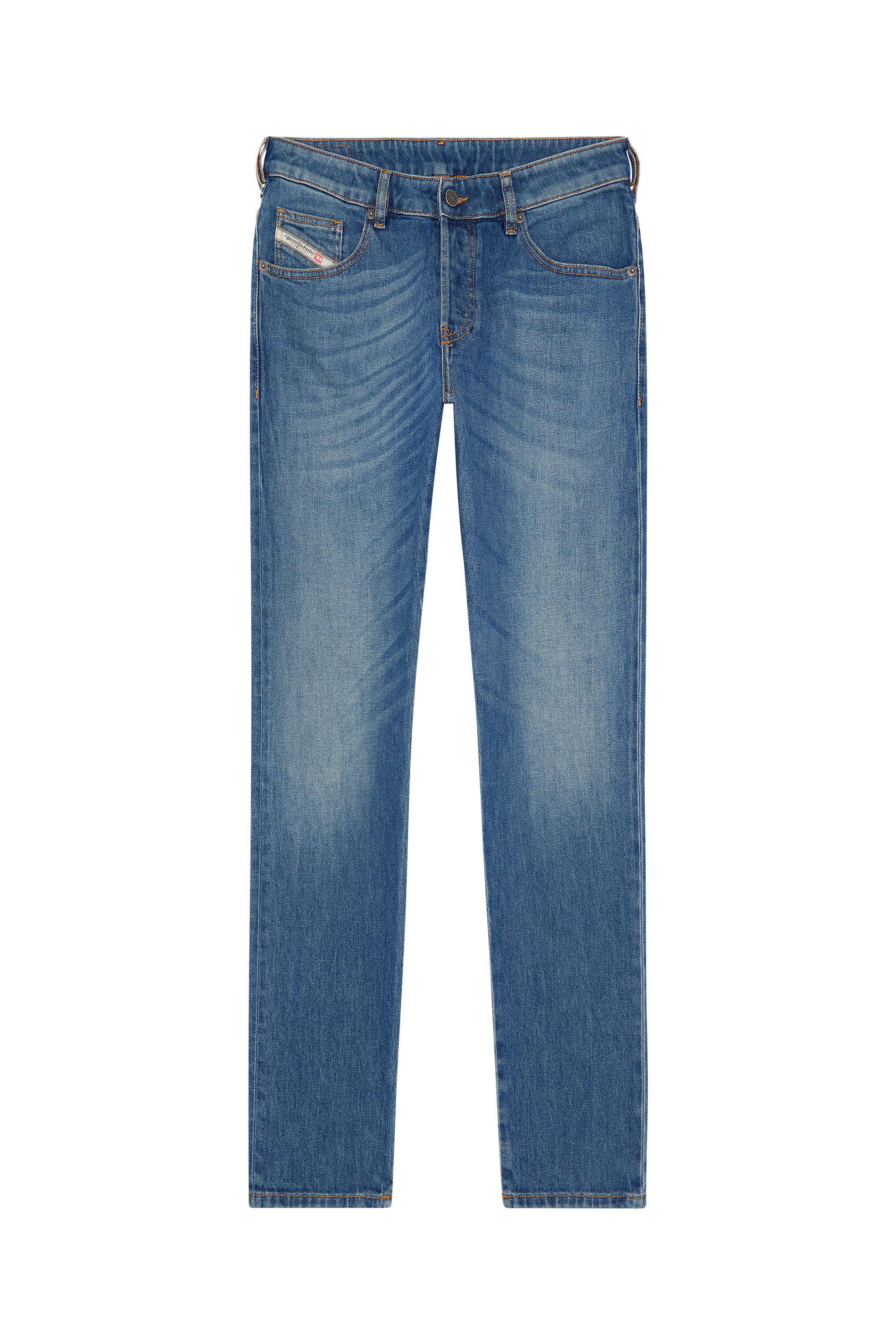 Diesel - Tapered Jeans D-Yennox 09G83, Blu medio - Image 5