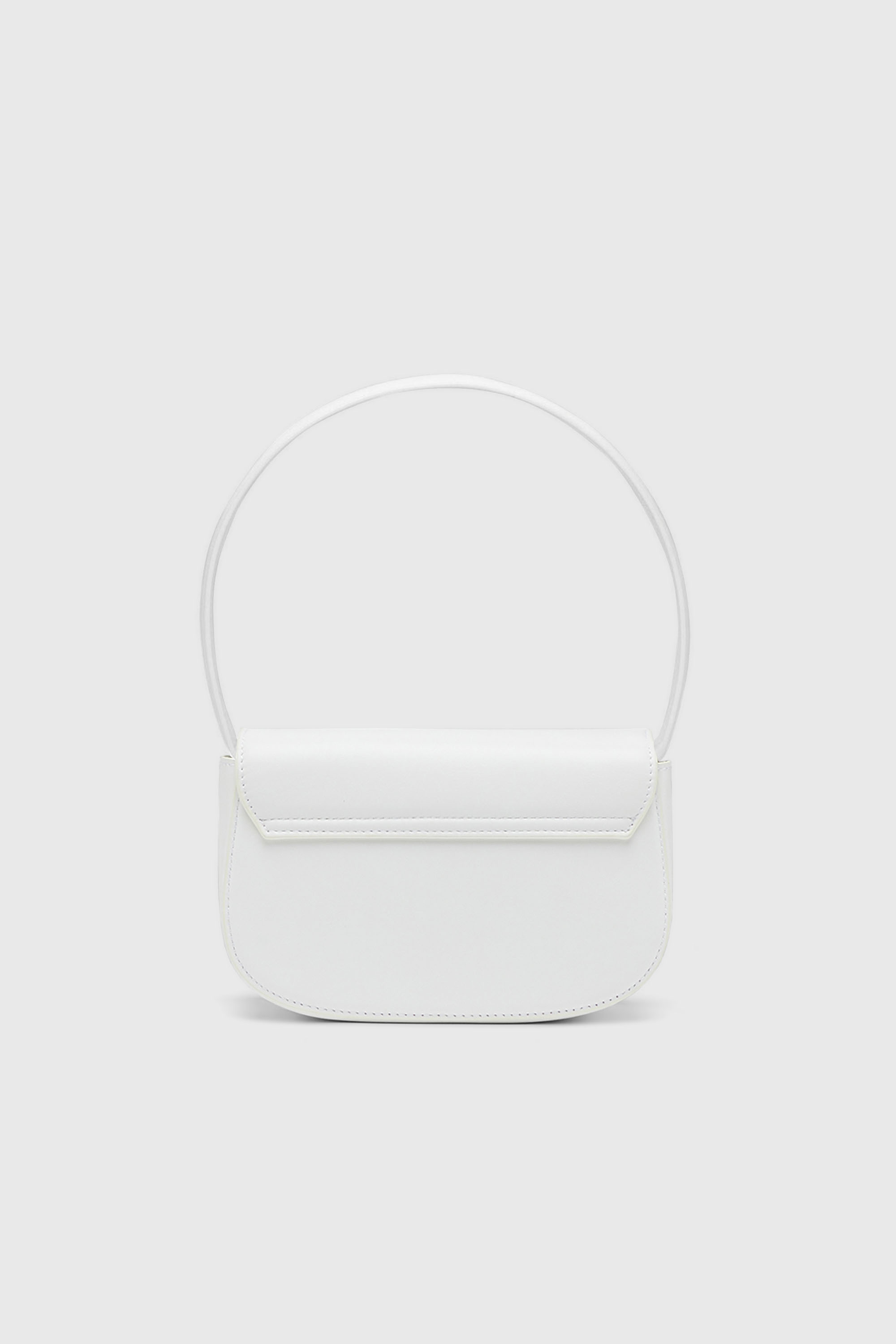 Diesel - 1DR, 1DR-Sac iconique &agrave; bandouli&egrave;re en cuir nappa Femme in Blanc - 3