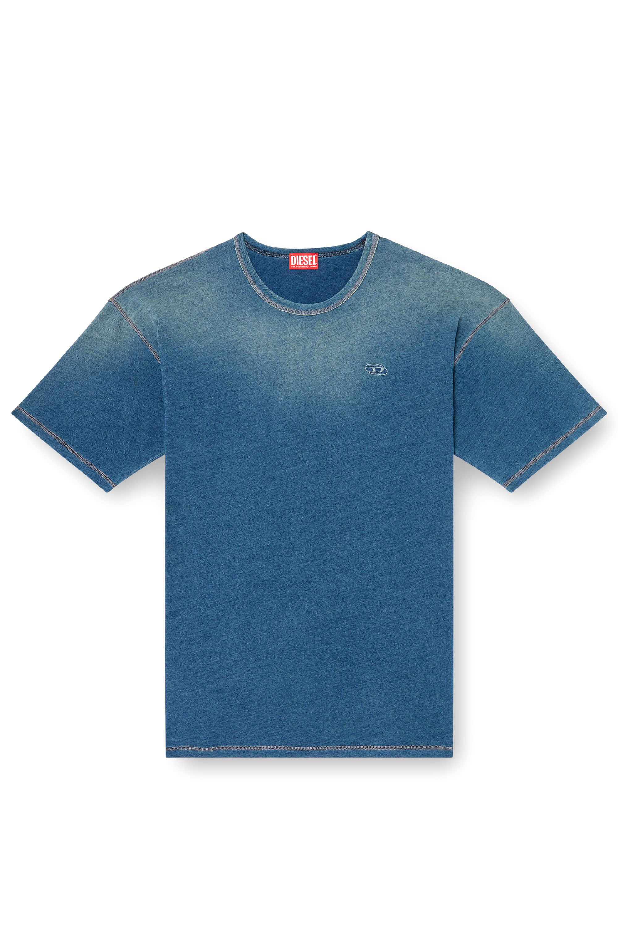 Diesel - T-BOXT-R11, Herren T-Shirt mit Sprüh-Behandlung in Blau - 3