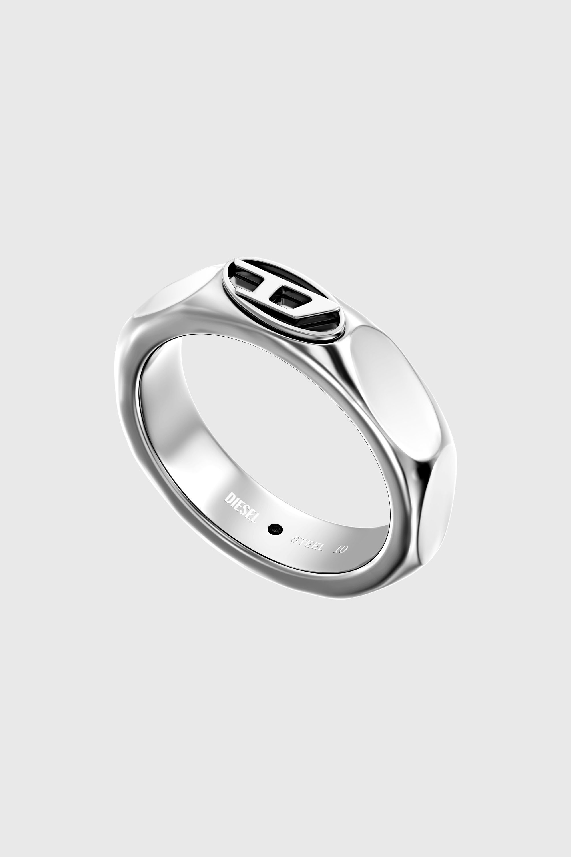 Diesel - DX1693040 JEWELLERY, Unisex Edelstahl-Ring in Silber - 2