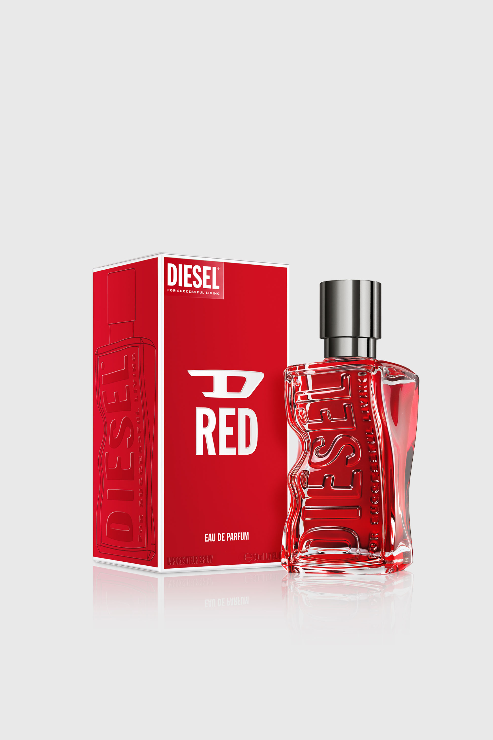 Diesel - D RED 50 ML, D RED 50ml, Eau de Parfum Homme in Rouge - 2