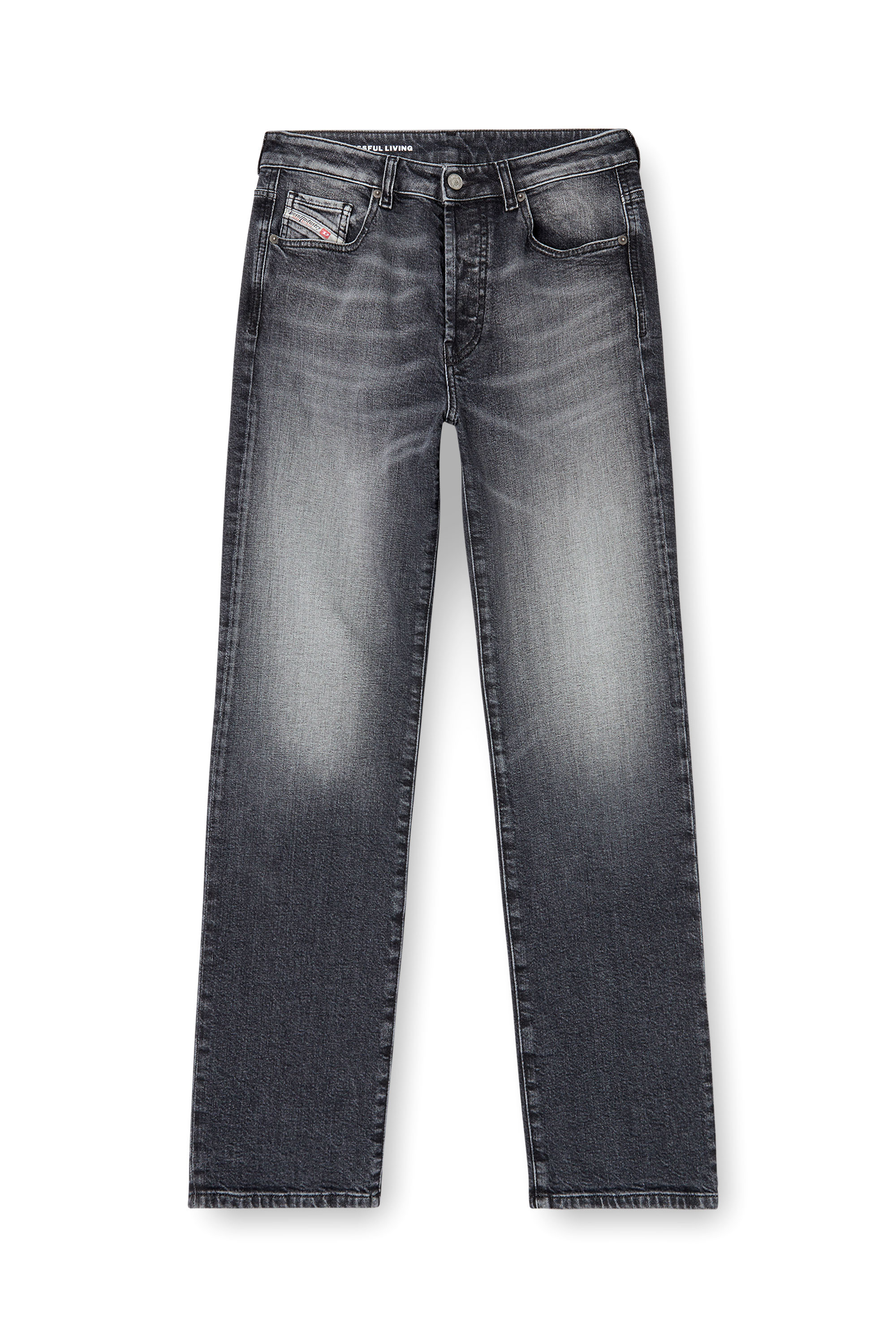 Diesel - Regular Jeans 1989 D-Mine 09L53 Femme, Noir/Gris foncé - Image 3