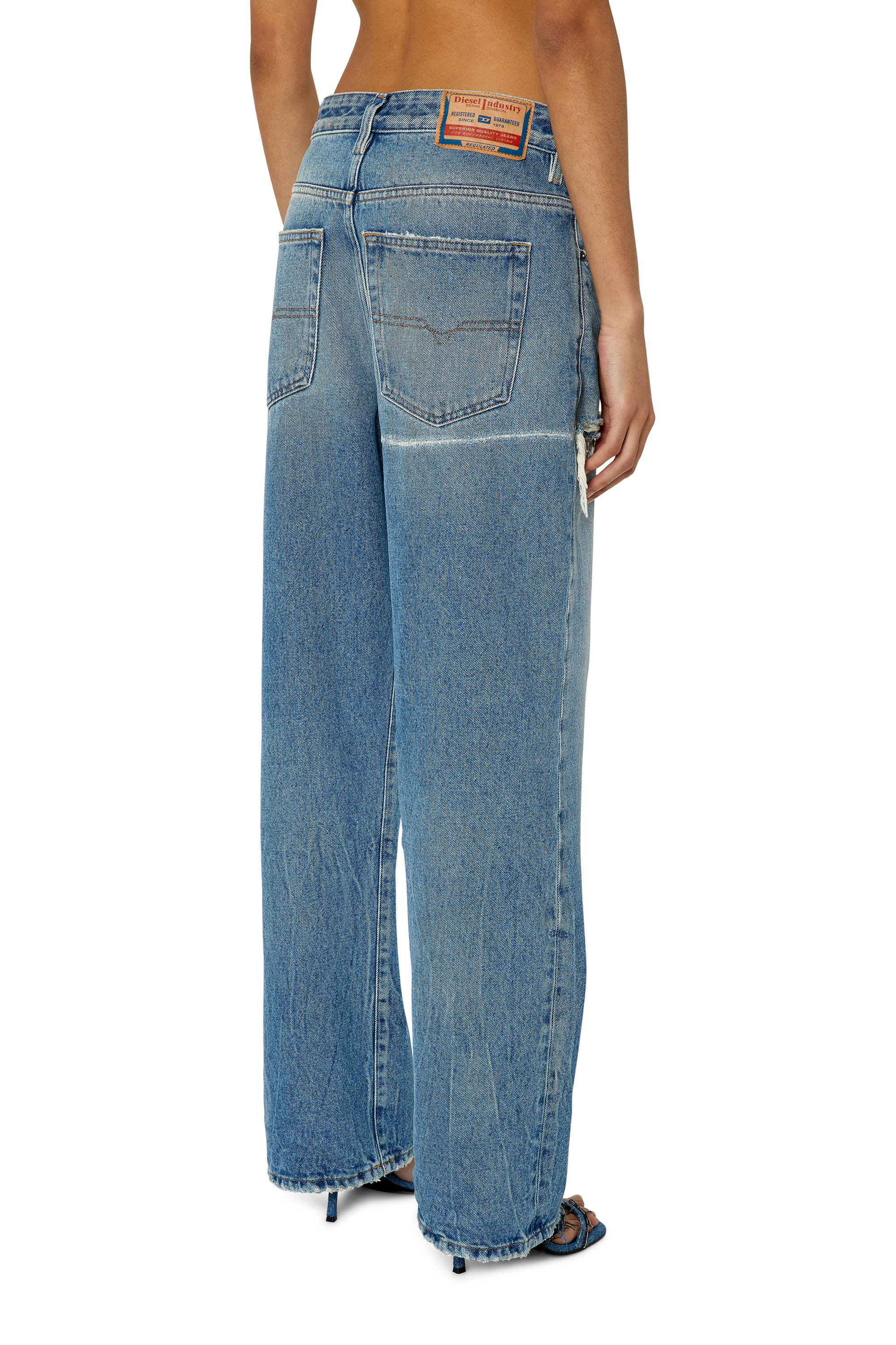Diesel - 1999 D-Reggy 007N3 Straight Jeans, Blu medio - Image 2