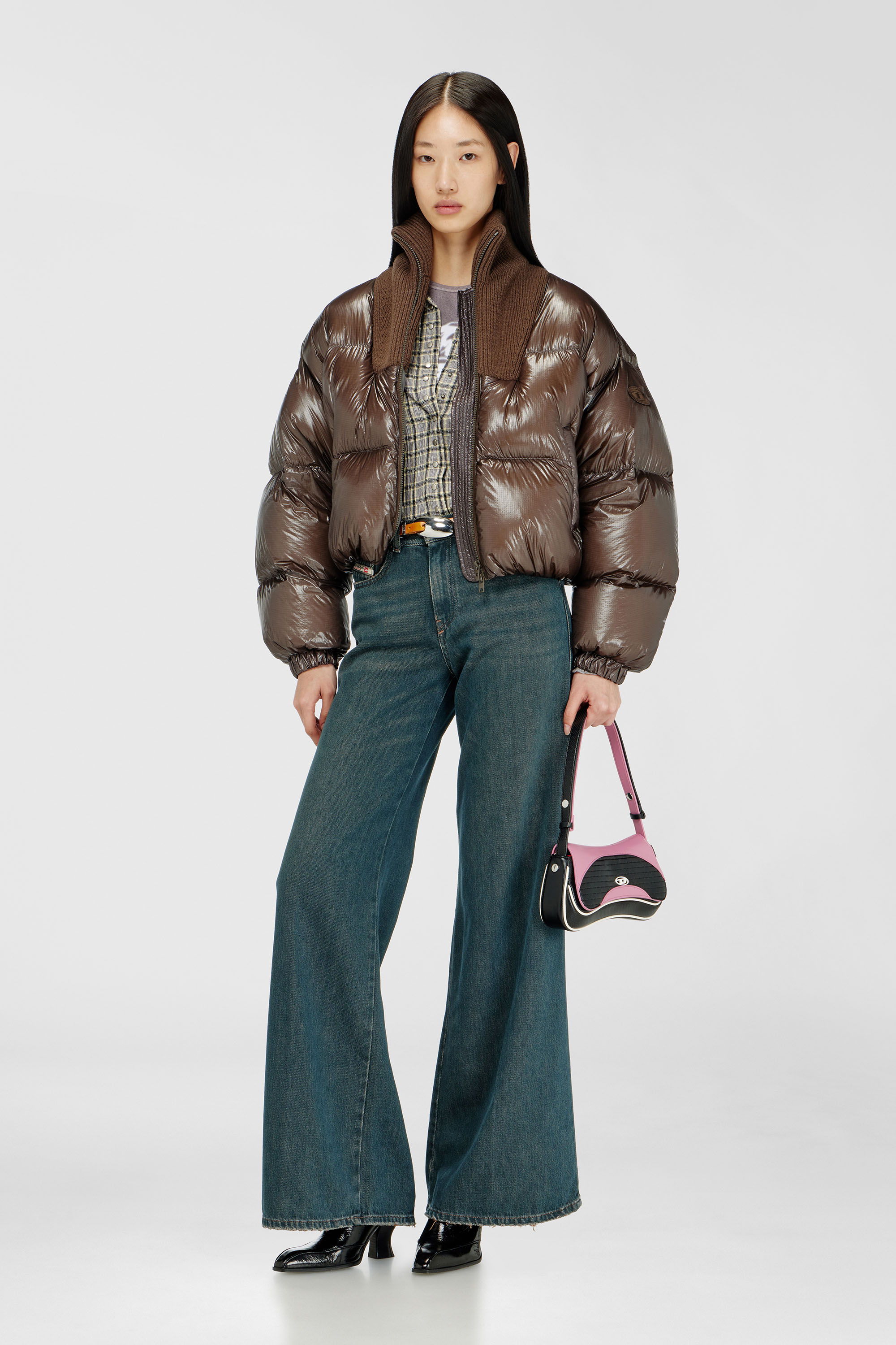 Diesel - Flare Jeans 1978 D-Akemi 09P83 Donna, Blu Scuro - Image 2