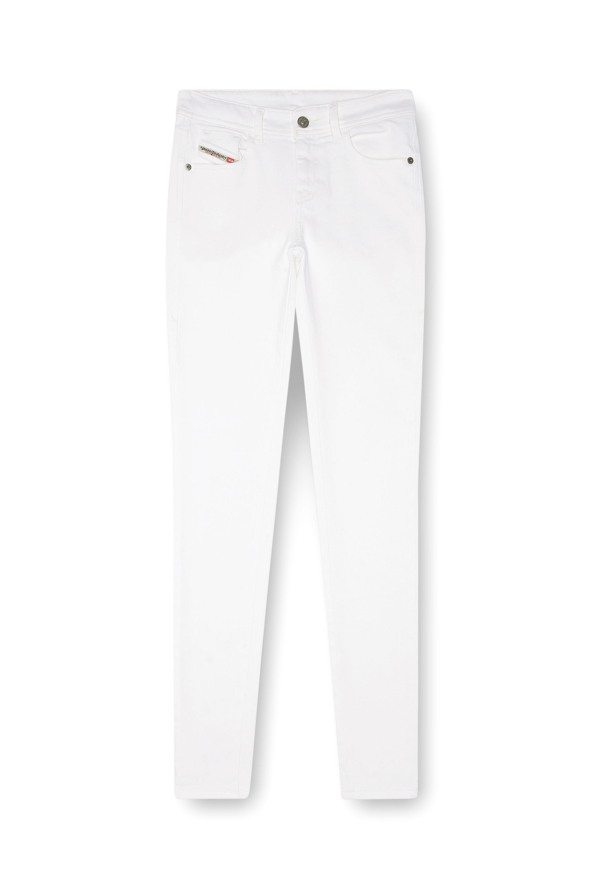 Diesel - Donna Super skinny Jeans 2017 Slandy 09F90, Bianco - Image 5