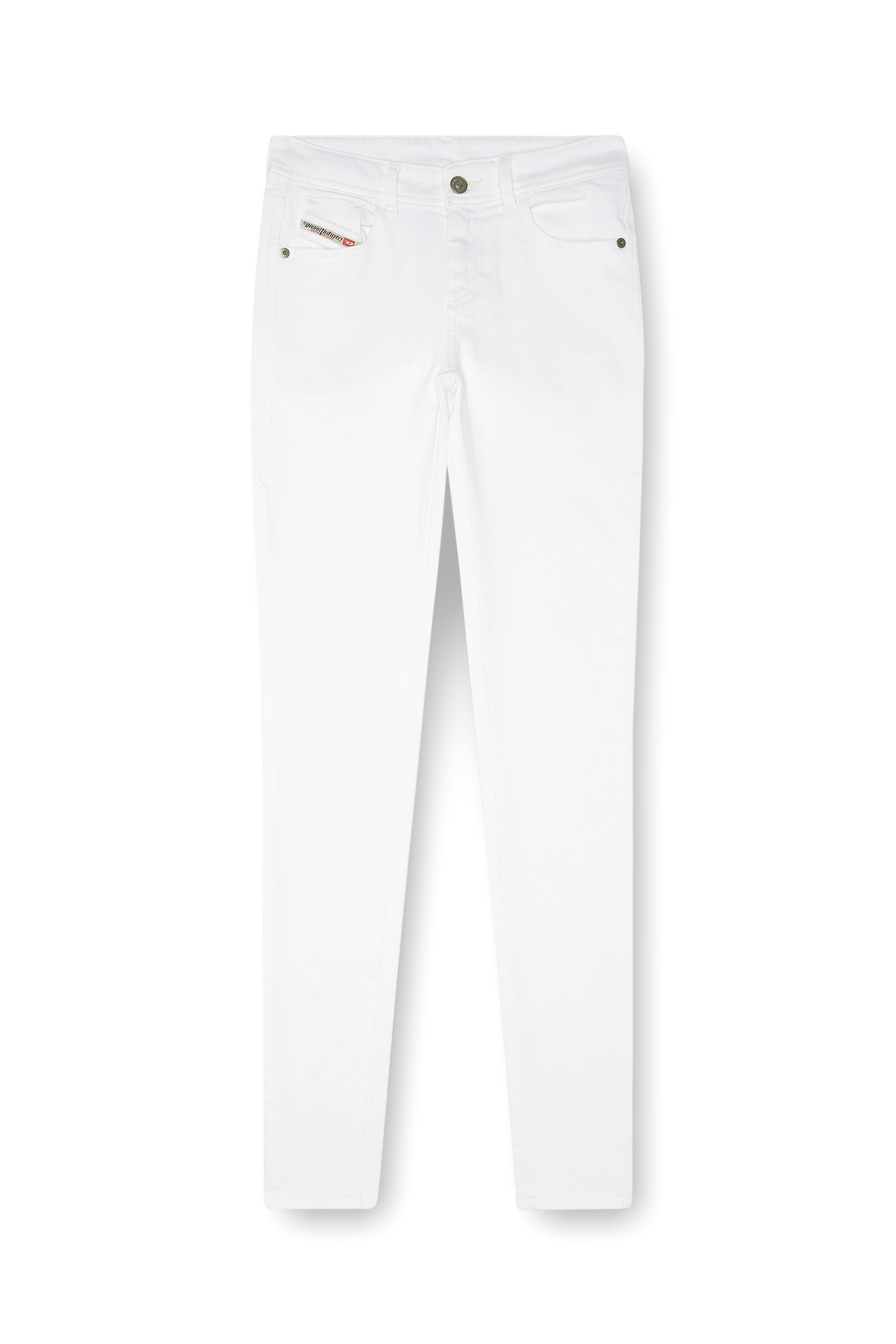 Skinny Jeans 2017 Slandy 09F90, Blanc Diesel - Skinny Jeans 2017 Slandy 09F90 Femme, Blanc - Image 2