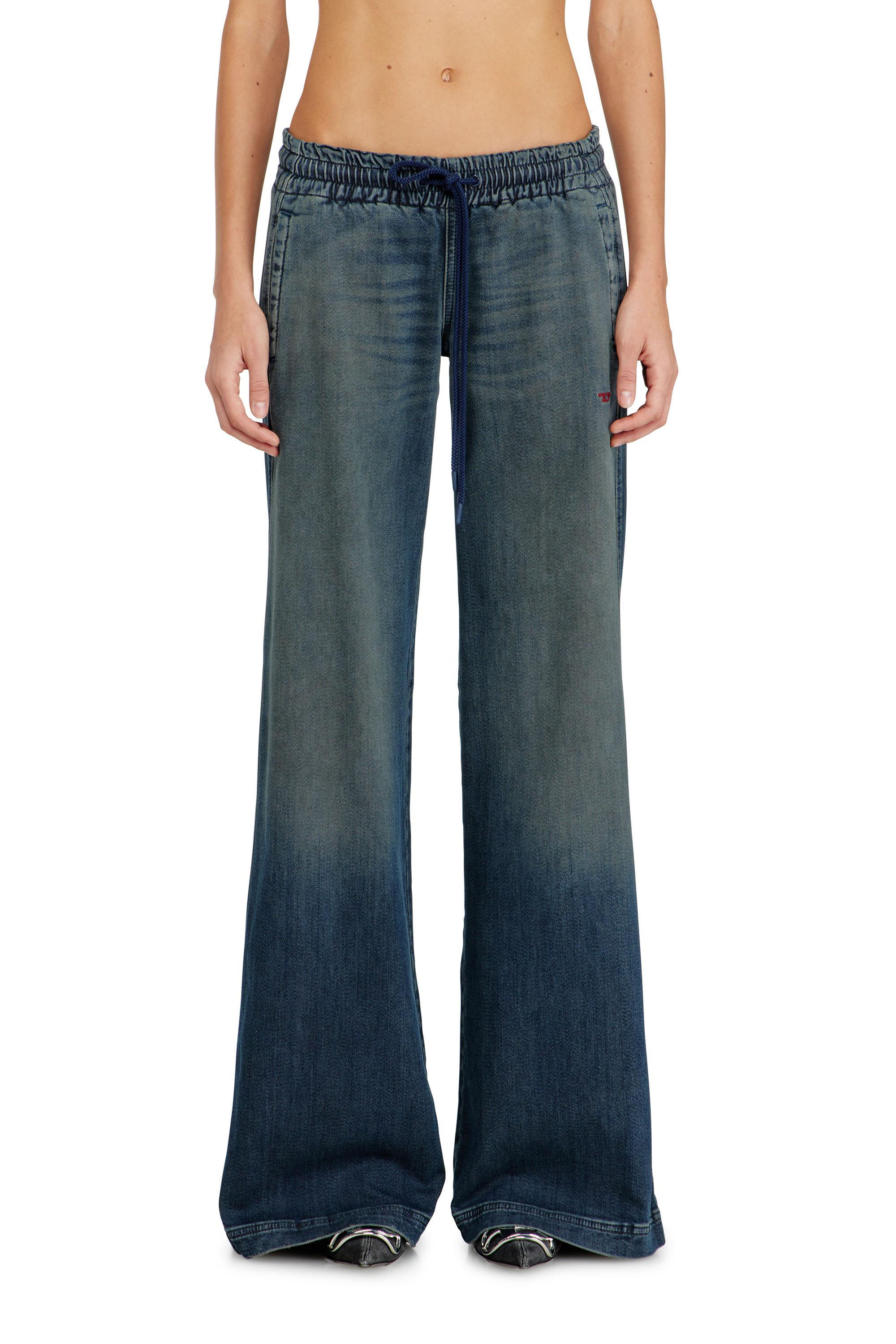 Diesel - Relaxed 2078 D-Ainty Joggjeans&reg; 09N62 Femme, Bleu Fonc&eacute; - Image 3