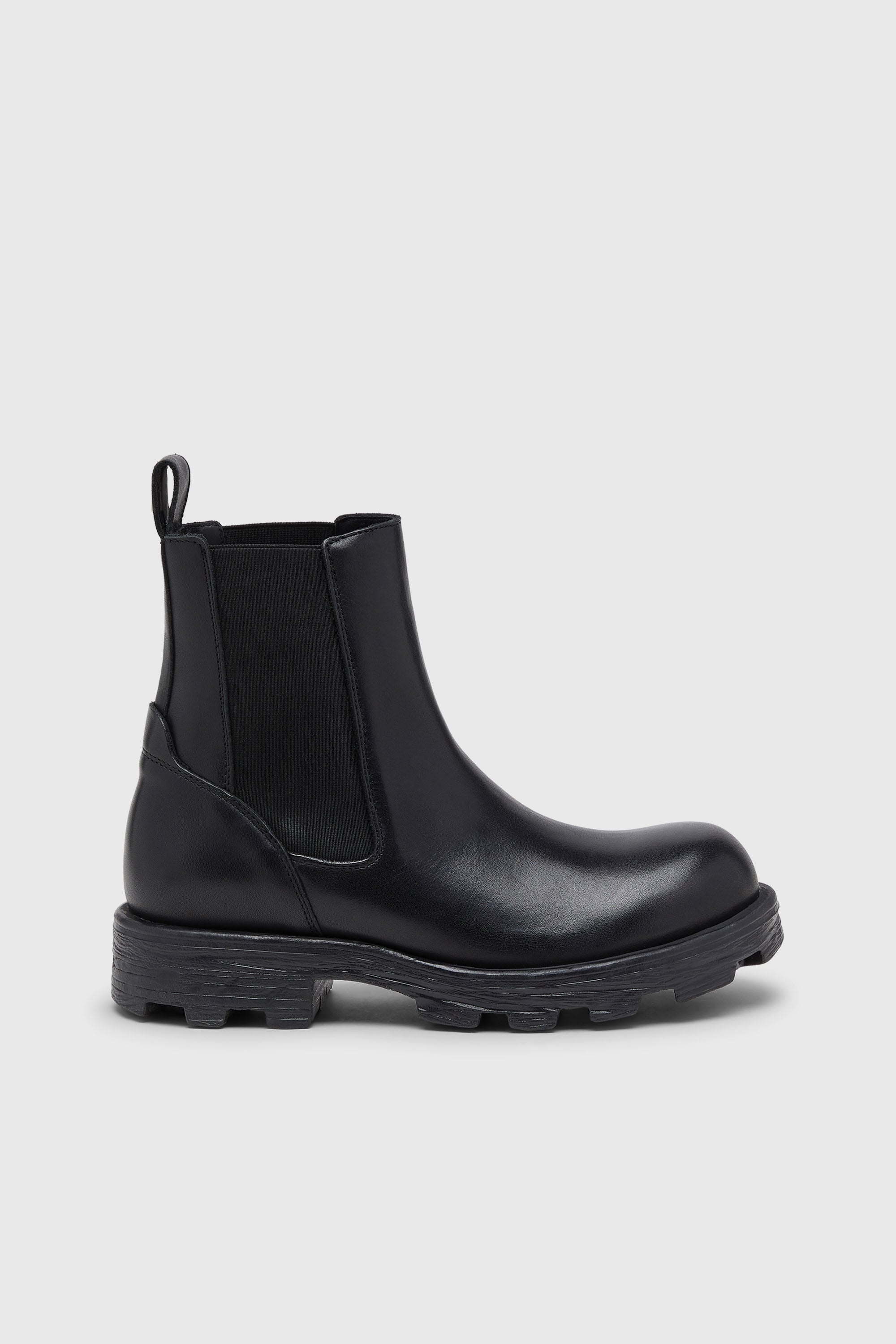 Diesel - D-HAMMER CH, D-Hammer-Chelsea boot in pelle Uomo in Nero - 1