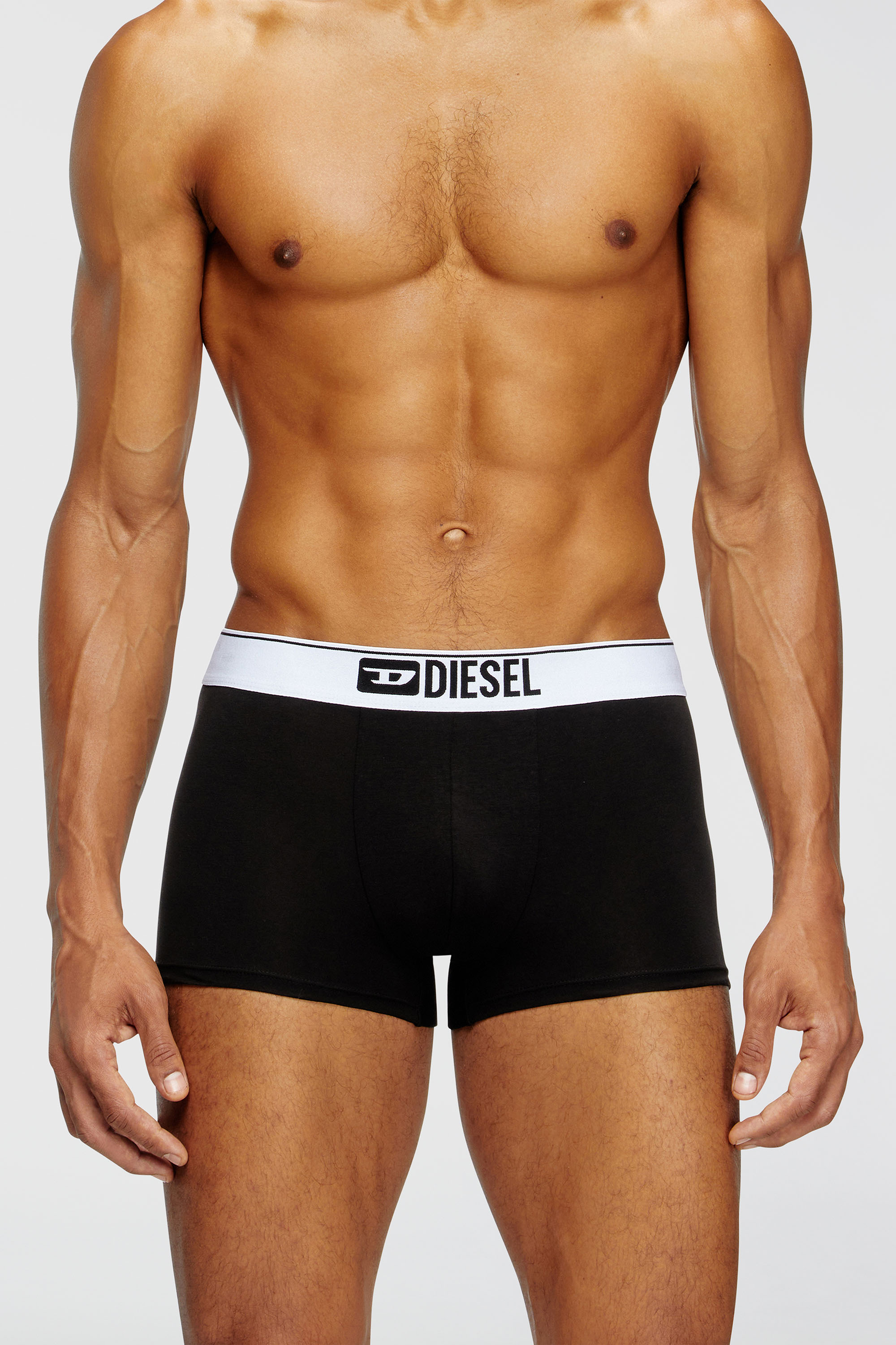 Diesel - UMBX-DAMIENTHREEPACK, Set da tre boxer tinta unita Uomo in Multicolor - 3