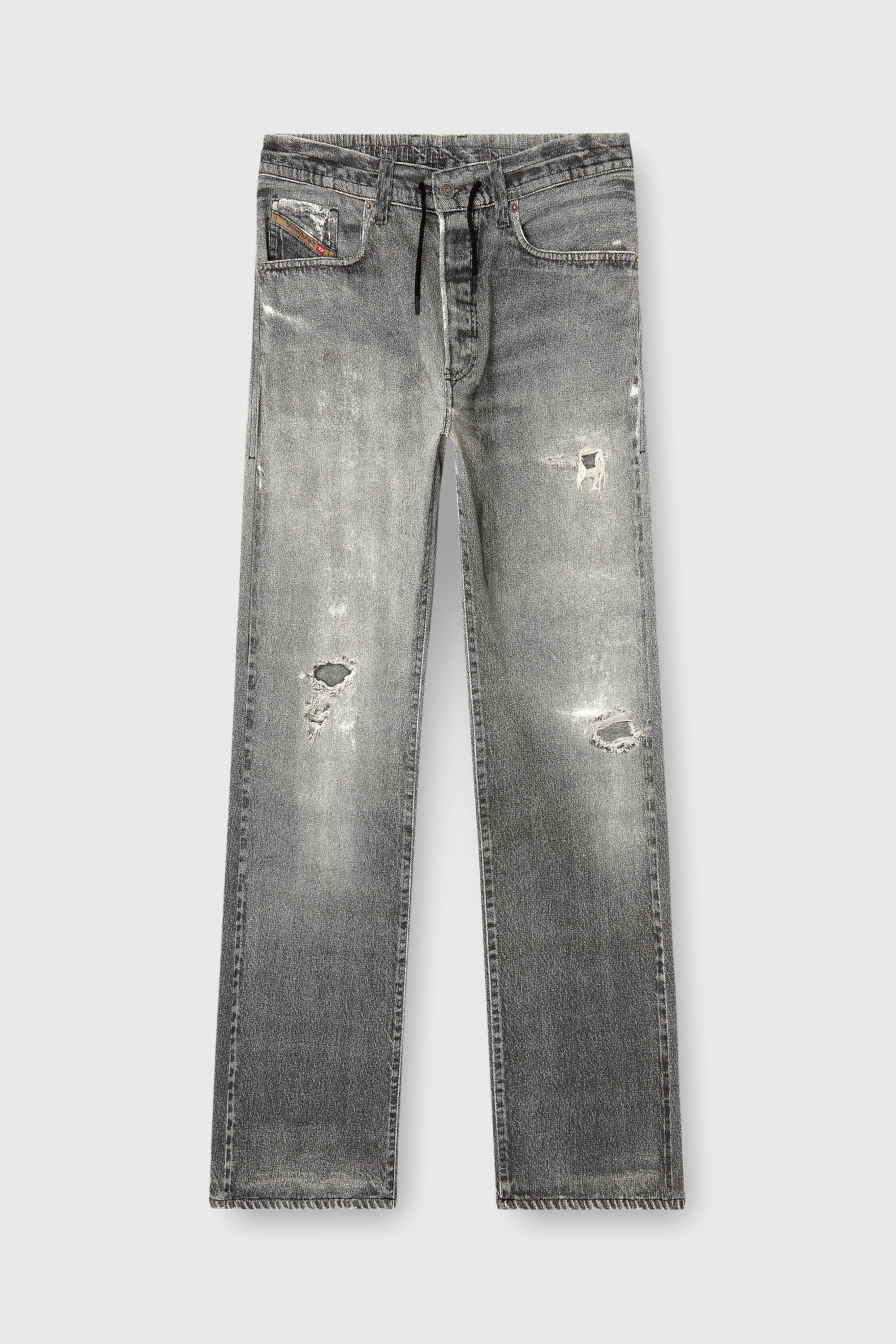 Diesel - Relaxed 2080 D-Reel Joggjeans&reg; 068US Uomo, Grigio - Image 4