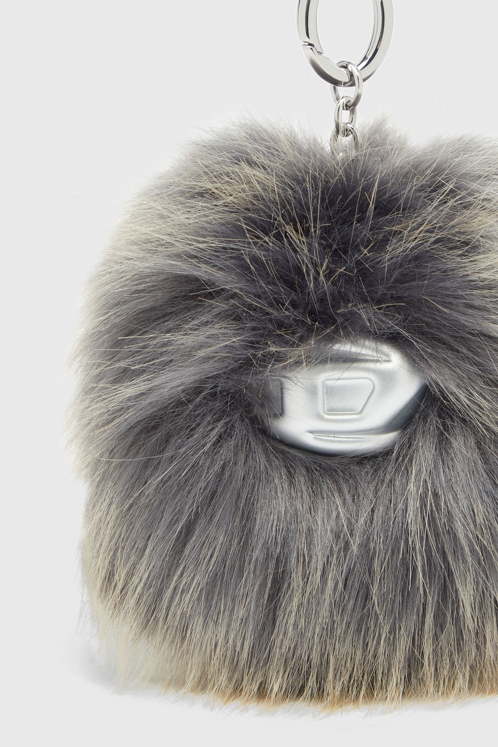 Diesel - MONSTER, Charm peloso con pendente Unisex in Grigio - 2