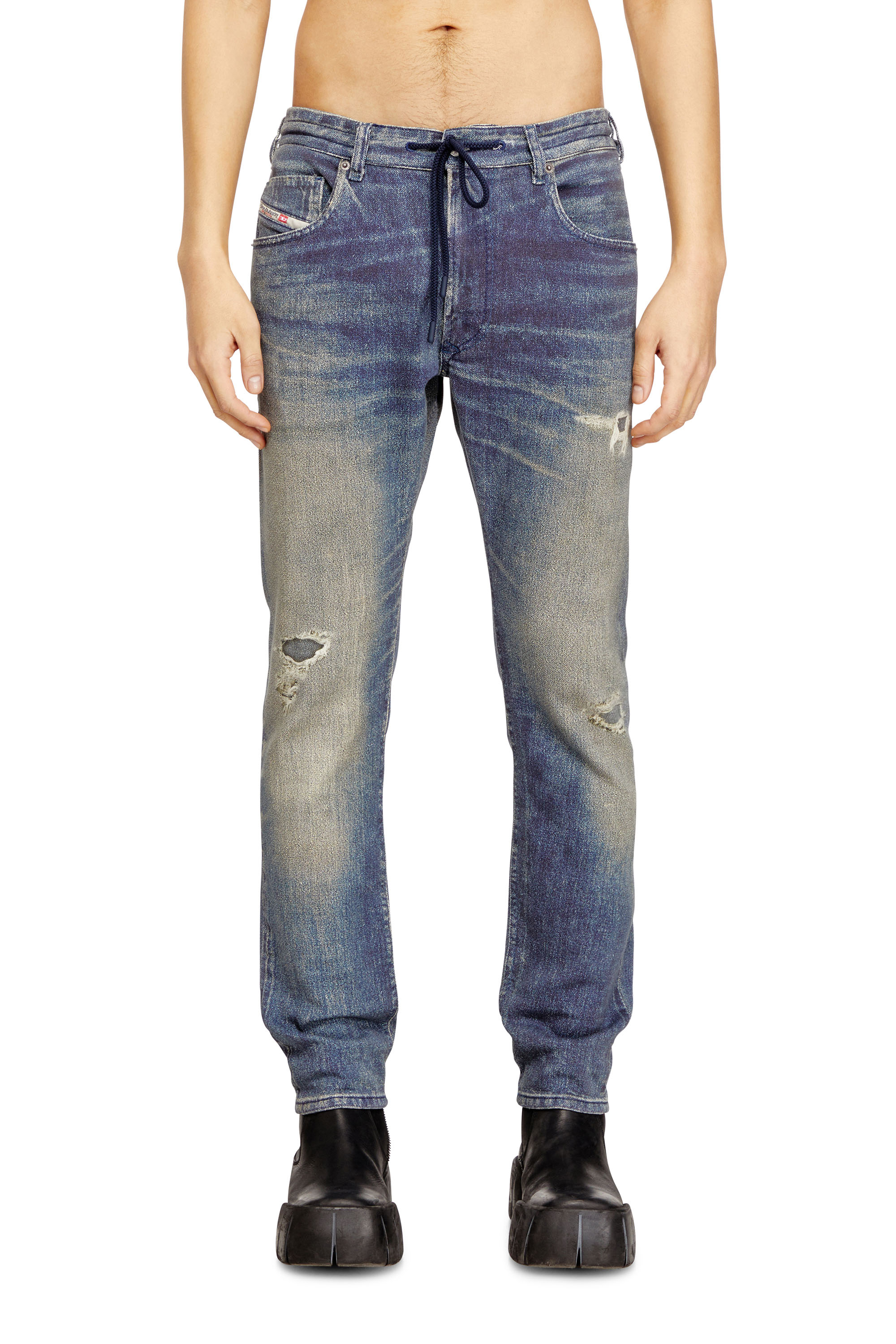 Diesel - Herren Regular 2032 D-Krooley Joggjeans&reg; 068UT, Mittelblau - 3