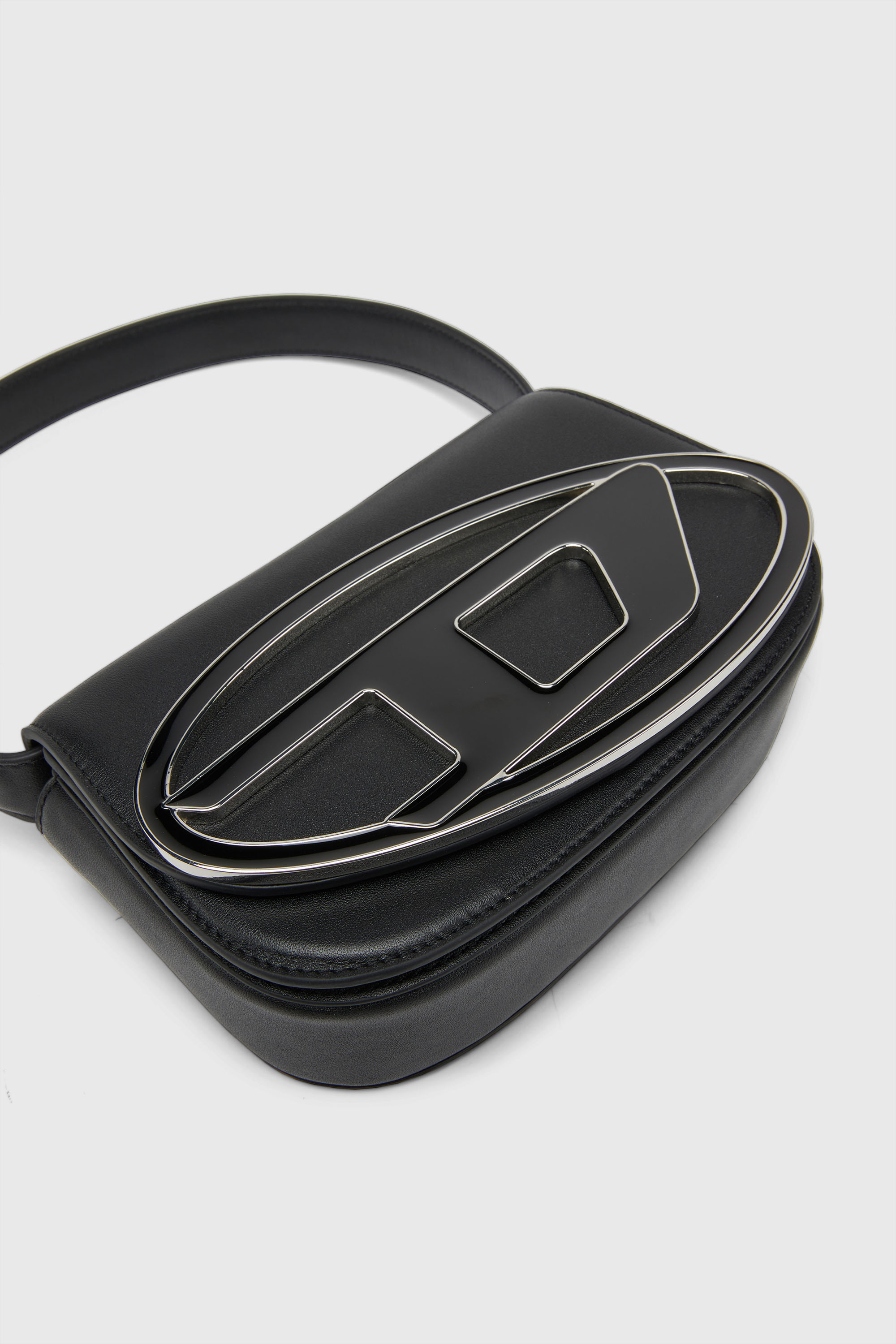 Diesel - 1DR, 1DR-Iconica borsa a spalla in nappa Donna in Nero - 6