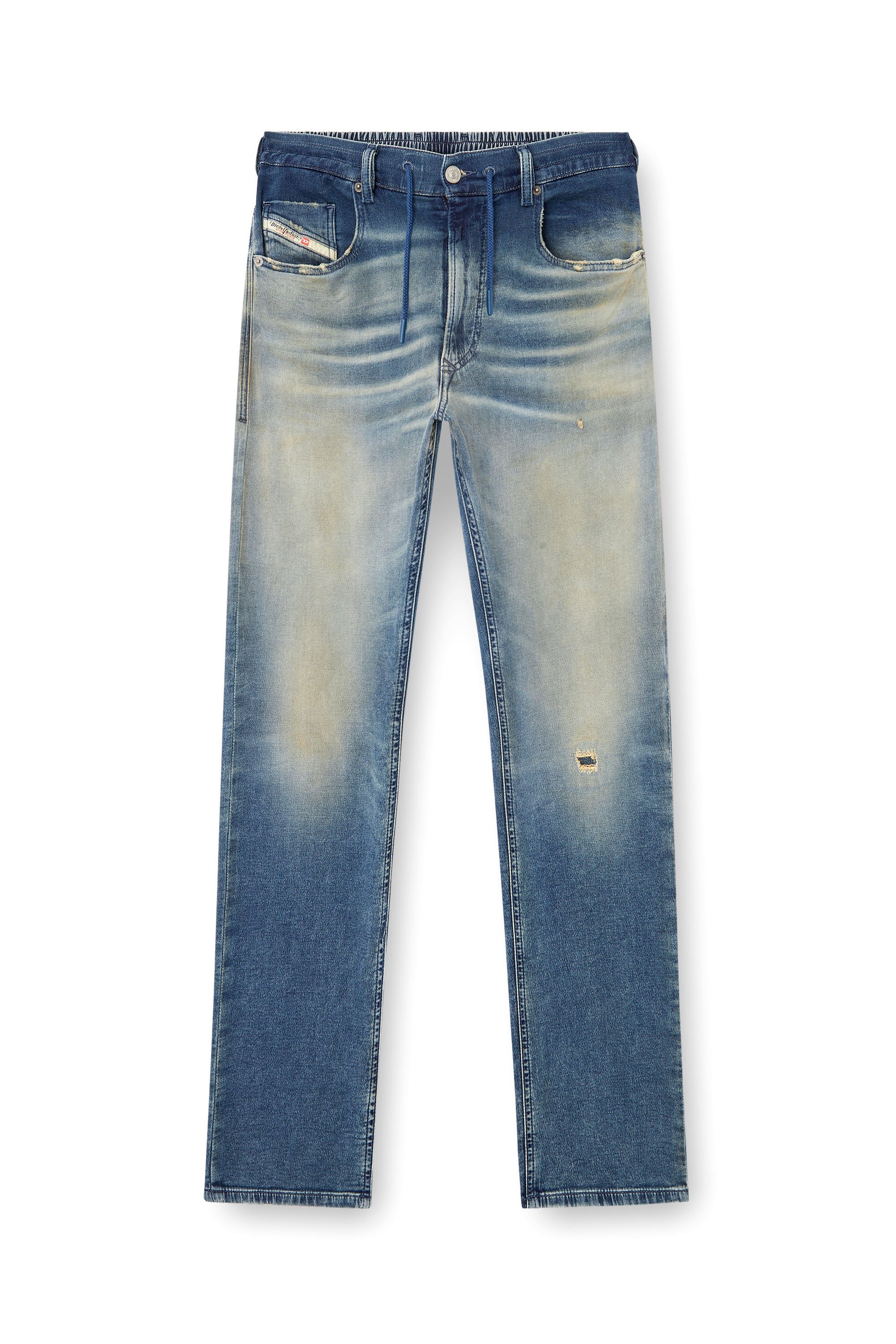 Diesel - Regular 2030 D-Krooley Joggjeans® 068PQ Uomo, Blu medio - Image 3