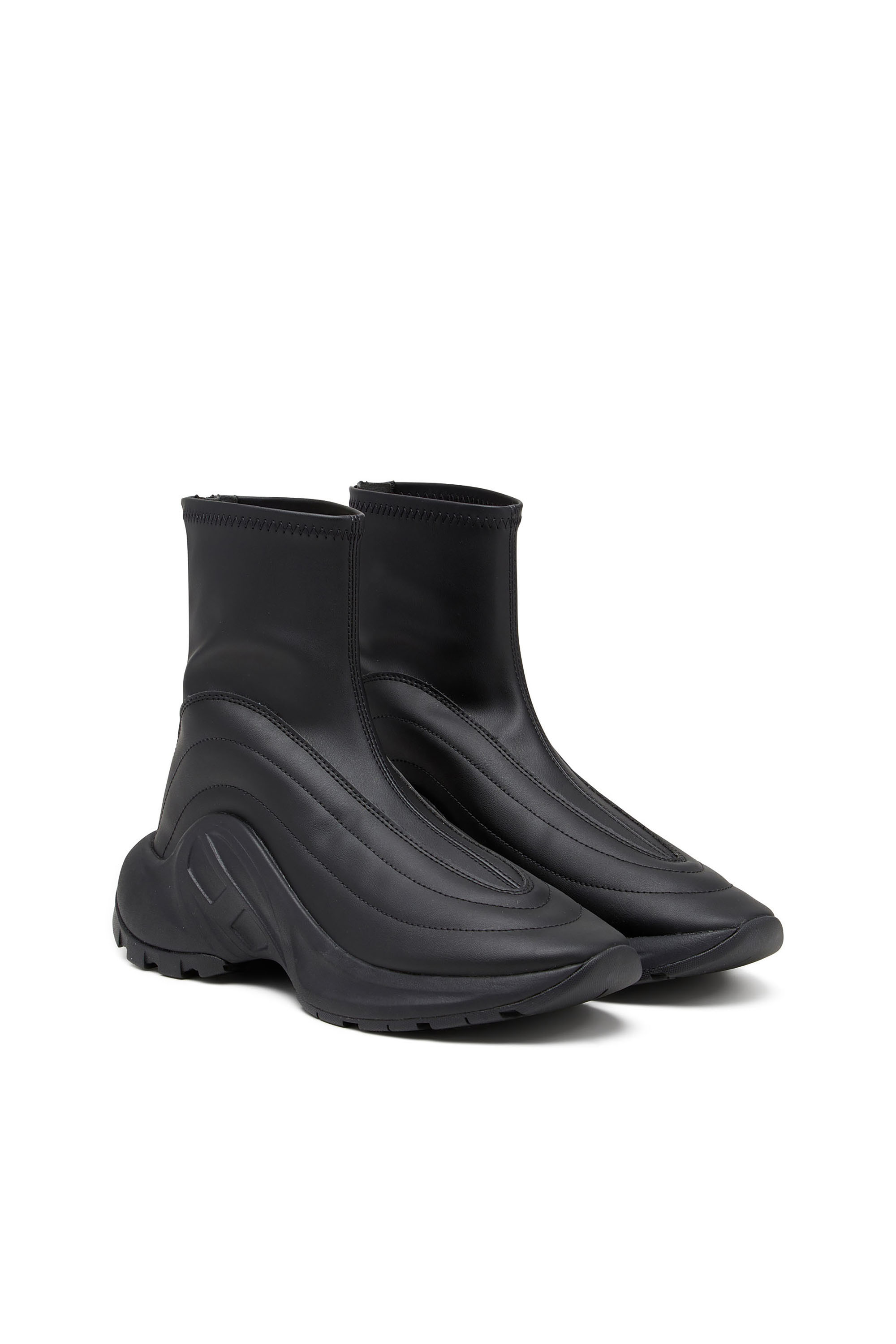 Diesel - S-D-RUNNER BOOTIE X, Unisex S-D-Runner - Sneaker in Schwarz - 2