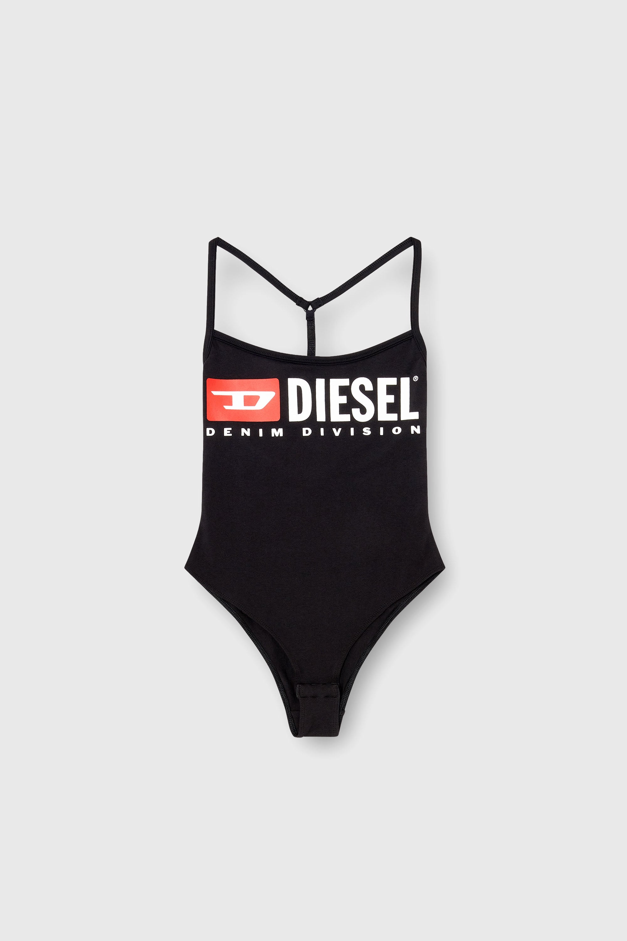 Diesel - JESSIE-D-CORE, Body en coton avec bretelles dos nageur Femme in Noir - 2