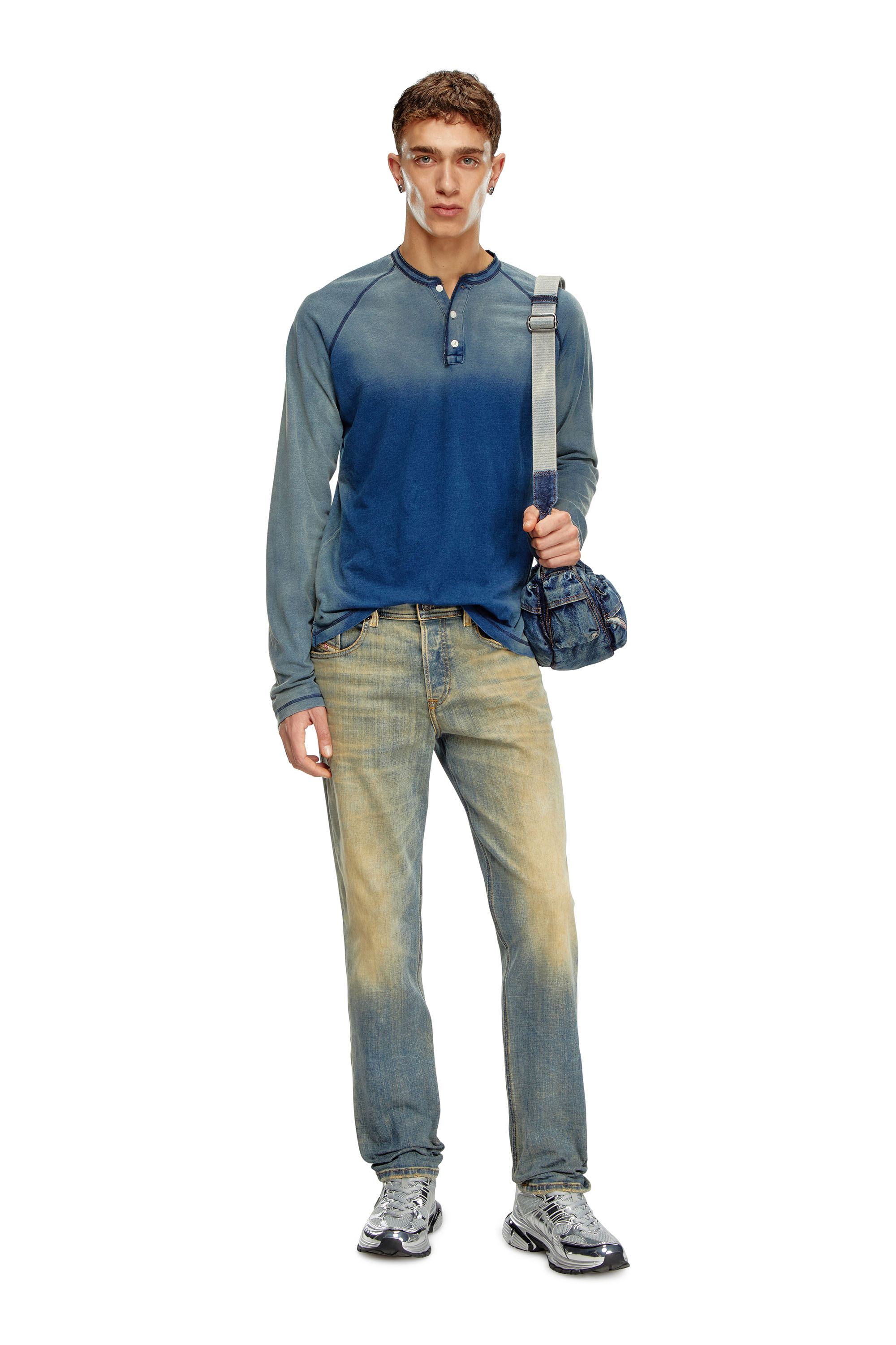 Diesel - Homme Tapered Jeans 2023 D-Finitive 09J51, Bleu moyen - Image 2