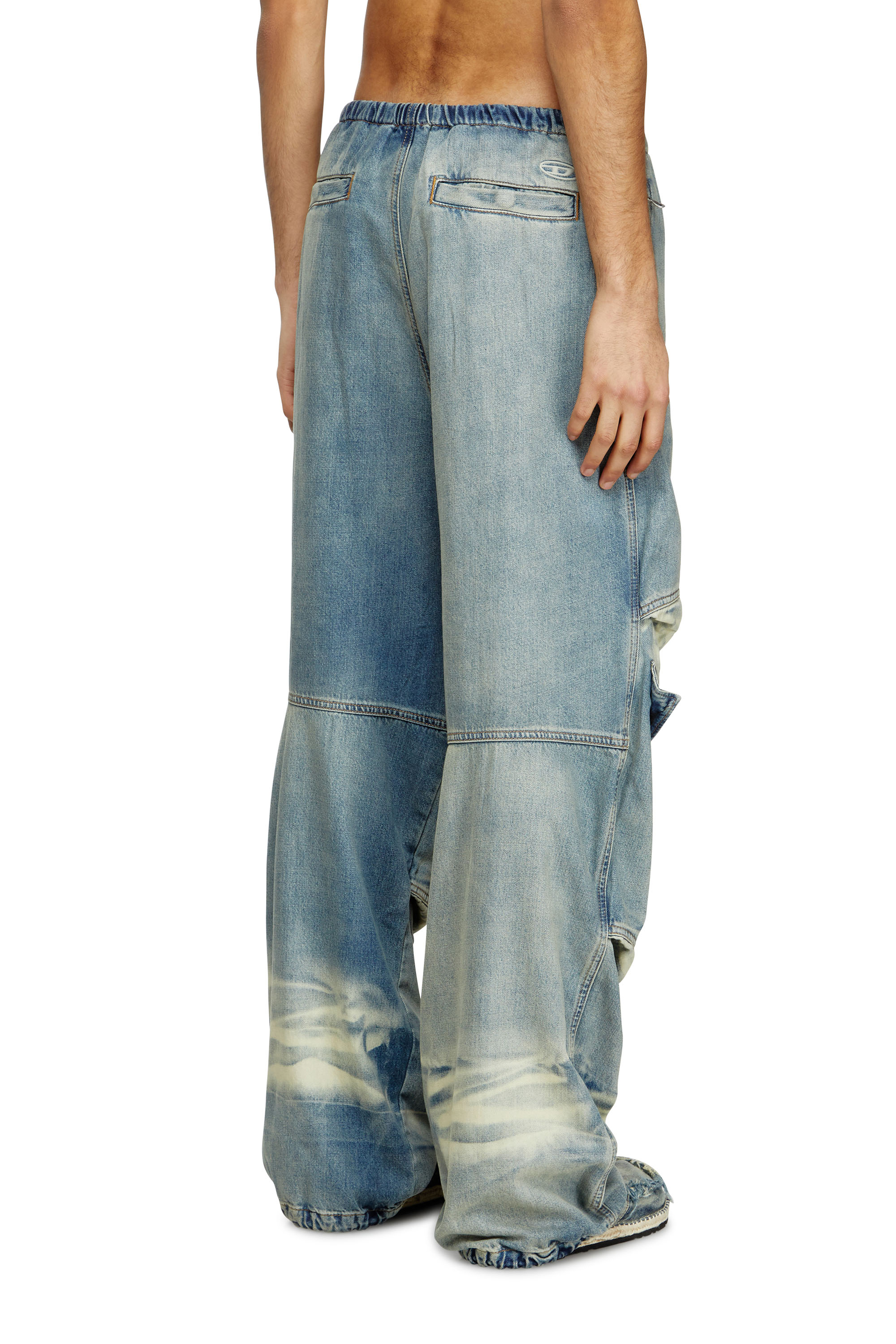 Diesel - Relaxed Jeans D-Dayetz 0ABDF Mixte, Bleu Clair - Image 4