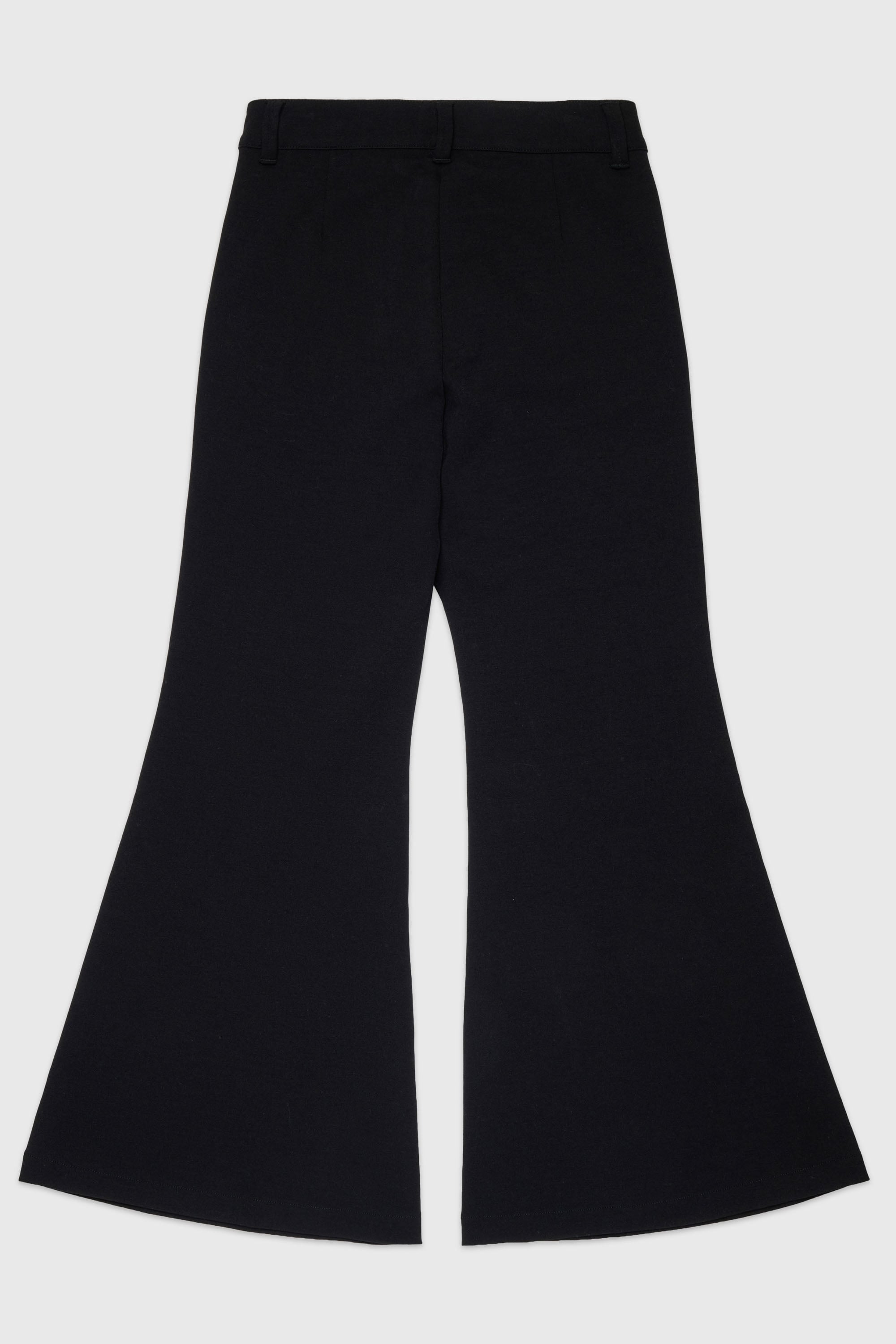 Diesel - PMILX, Pantalon flare en tissu stretch compact Femme in Noir - 2