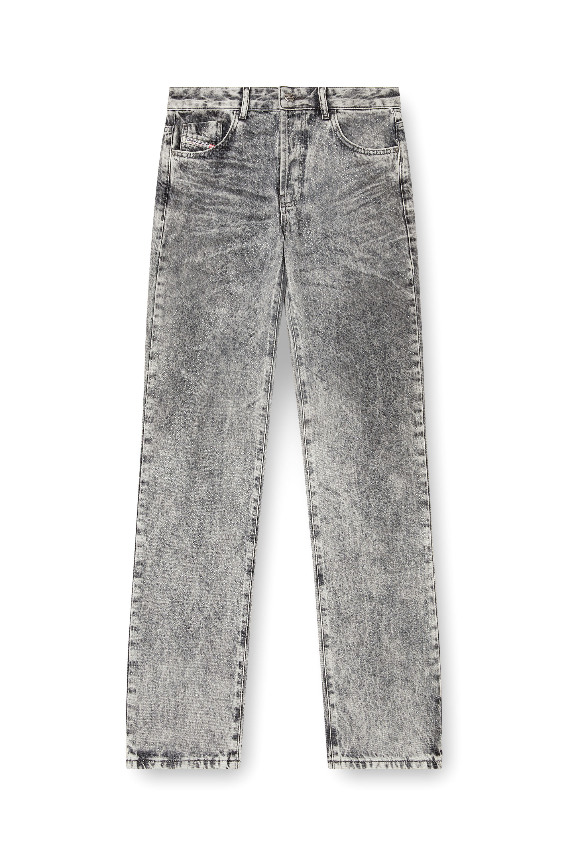 Diesel - Regular Jeans 1989 D-Mine 0ABCS Donna, Grigio Chiaro - Image 3