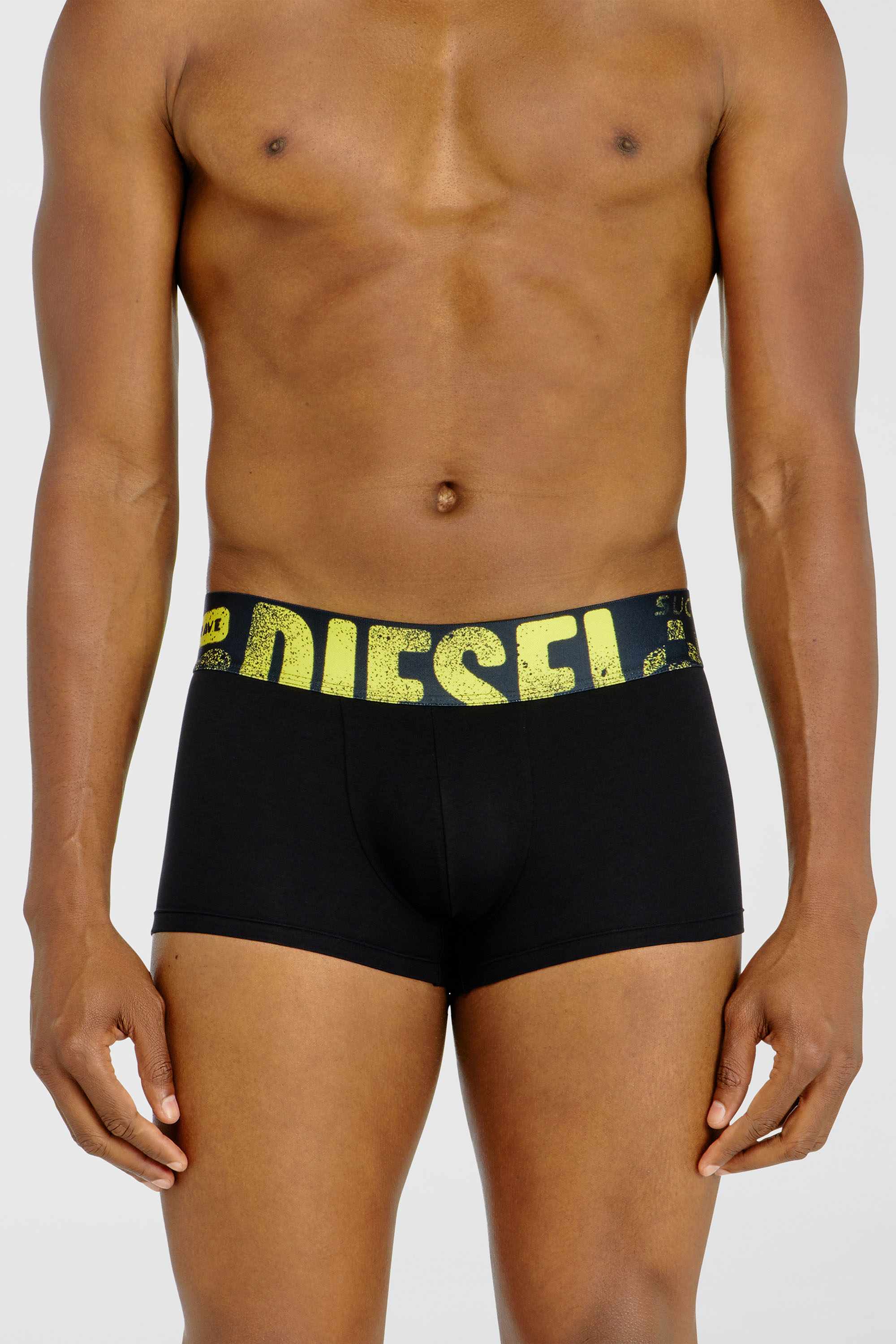 Diesel - UMBX-DAMIENTHREEPACK-5.5EL, Set da tre boxer stretch con logo multicolore Uomo in Multicolor - 3
