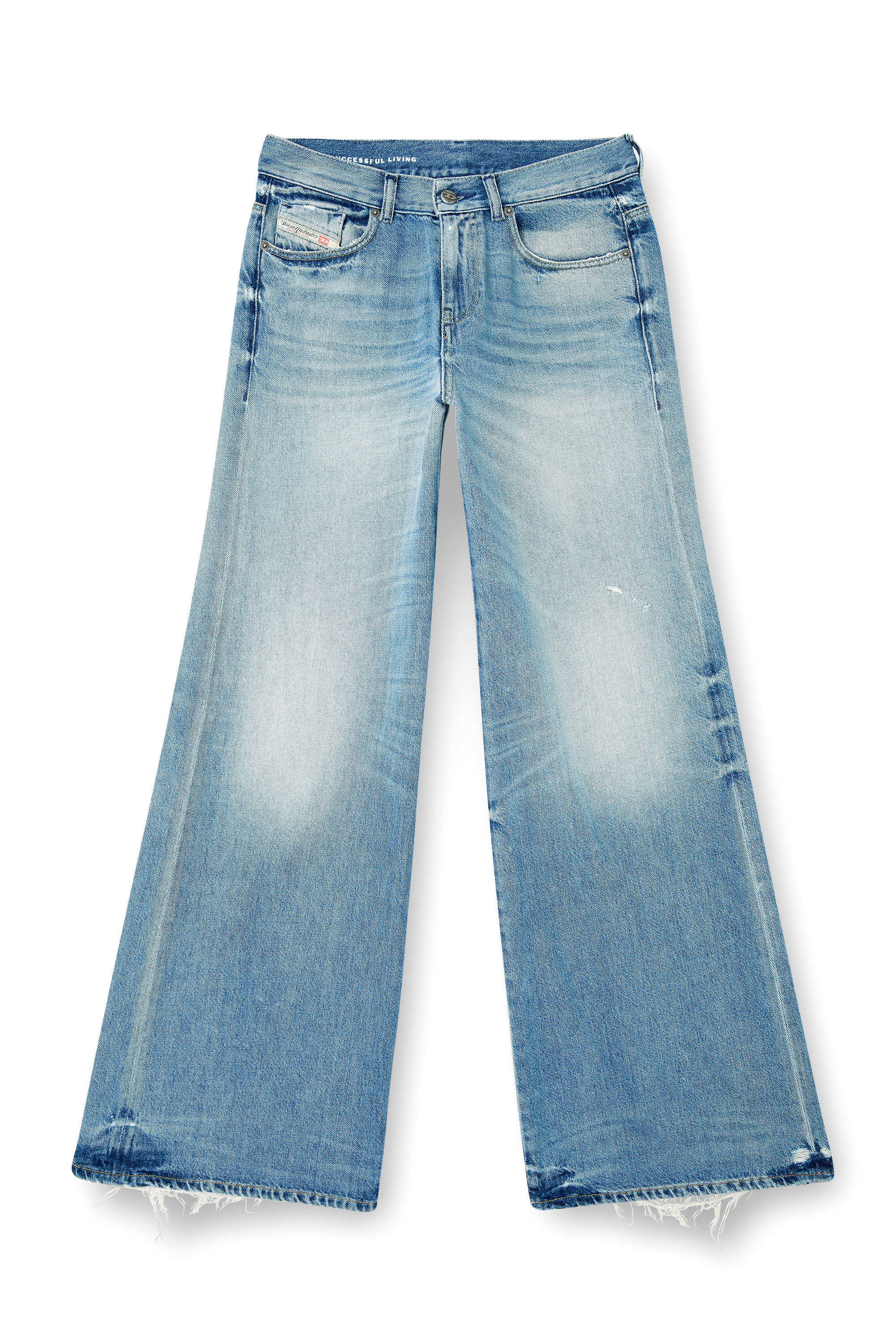 Diesel - Flare Jeans 1978 D-Akemi 09M07 Donna, Blu Chiaro - Image 3